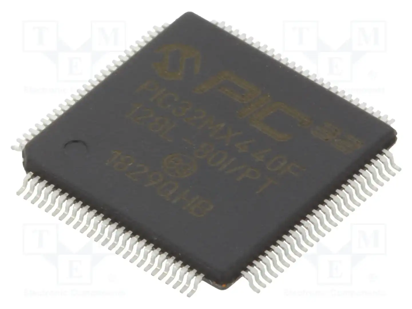Microchip Technology PIC32MX440F128L-80I/PT — Линейка PIC32 32-bit