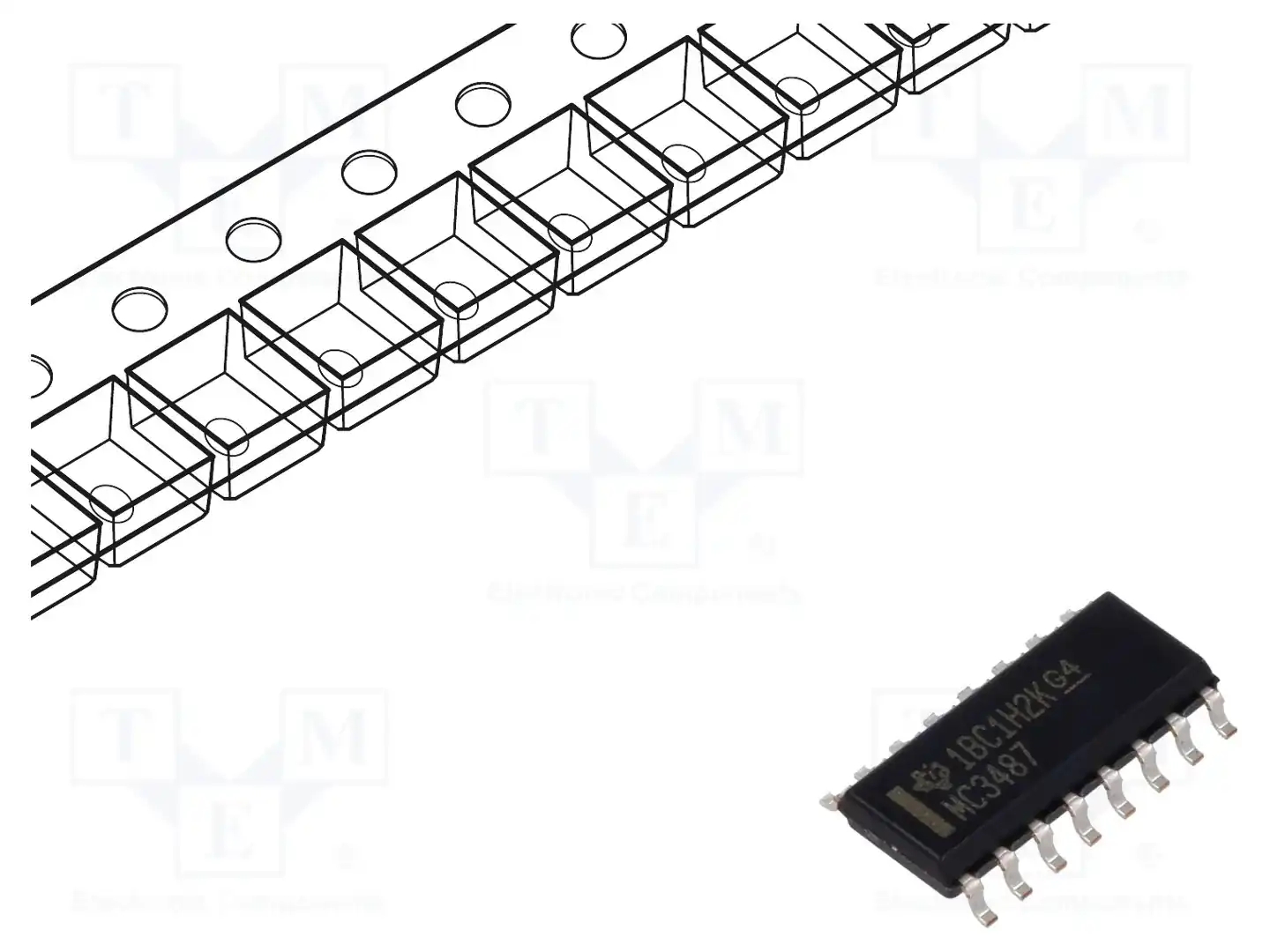 Texas Instruments MC3487DR — Микросхемы - RS232 / RS422 / RS485