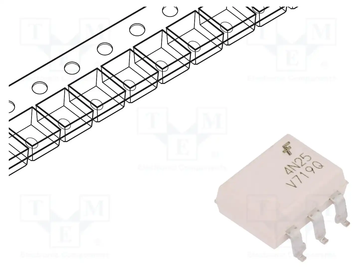 onsemi 4N25SR2VM — Оптроны – аналоговый выход