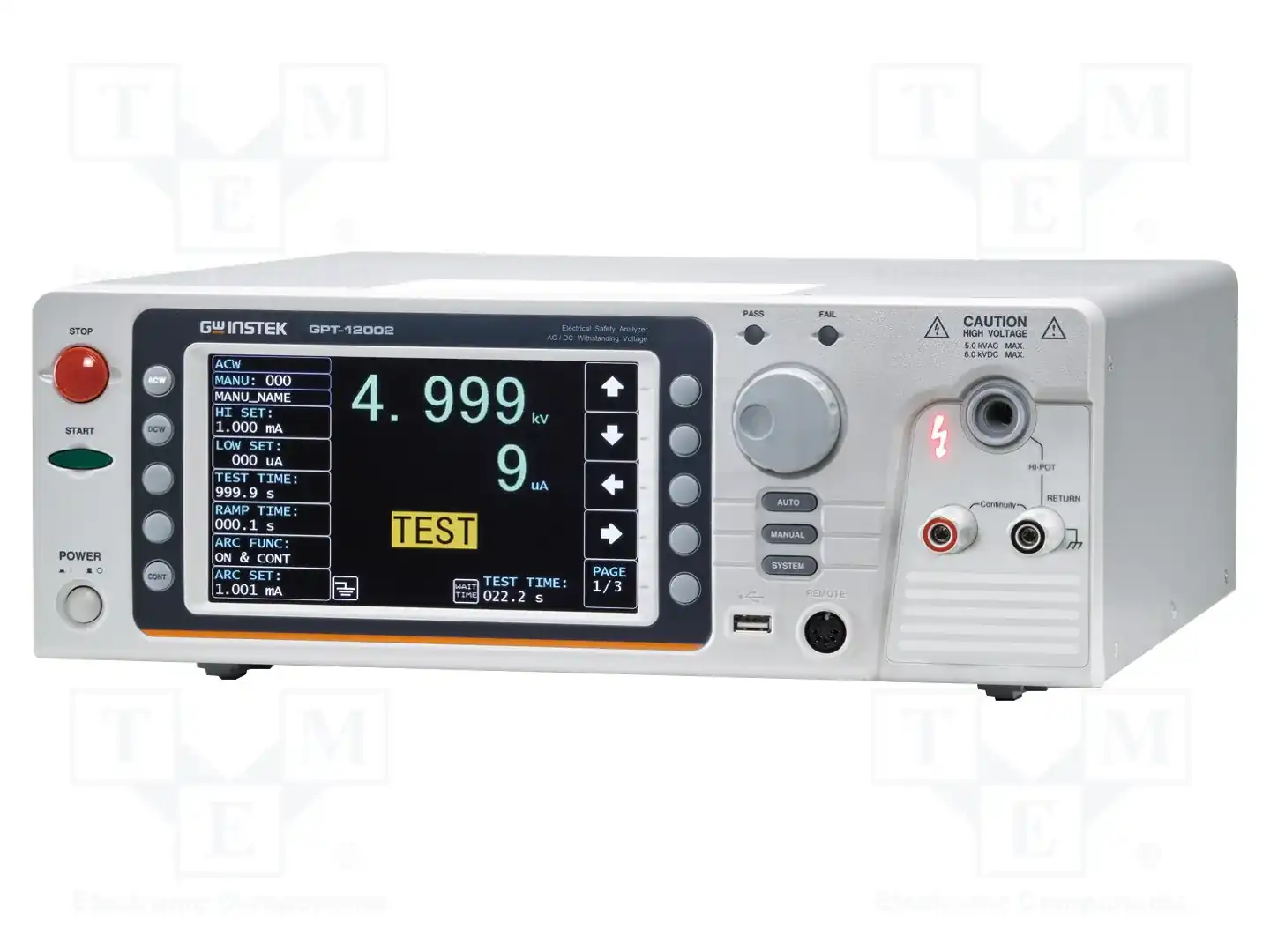 GW INSTEK GPT-12002 — Тестеры электробезопасности
