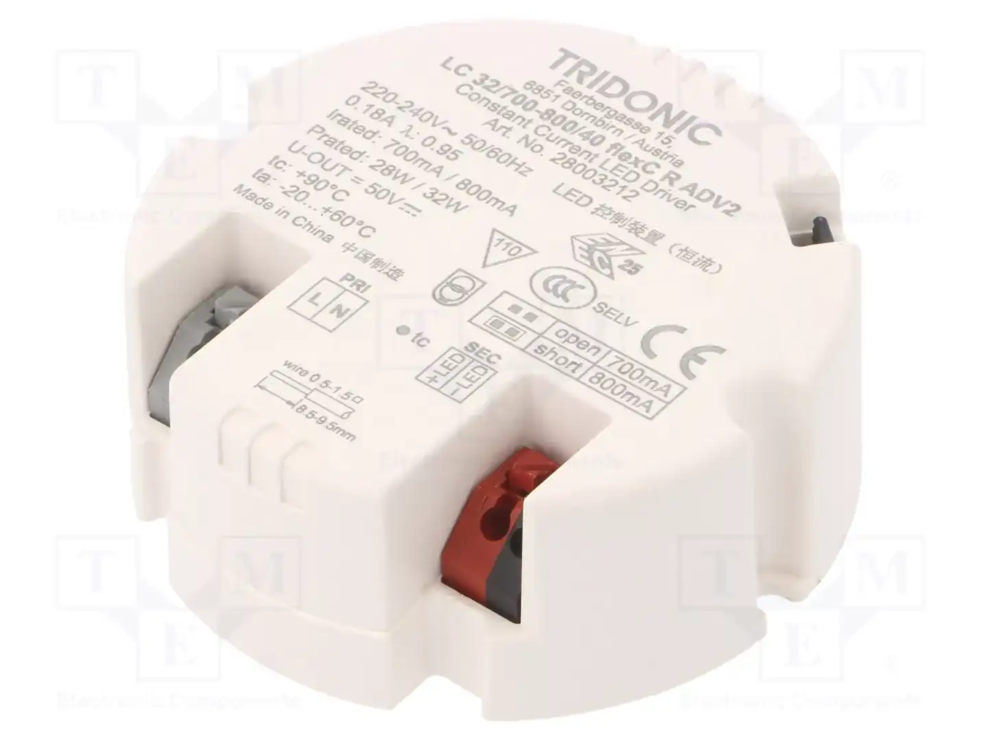 TRIDONIC LC 32/700-800/40 FLEXC R ADV2 — Блоки питания для LED