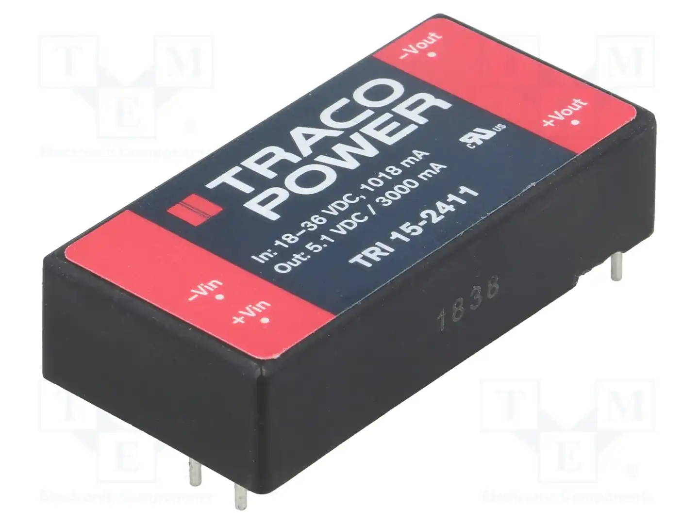 TRACO POWER TRI 15-2411 — Преобразователи DC/DC