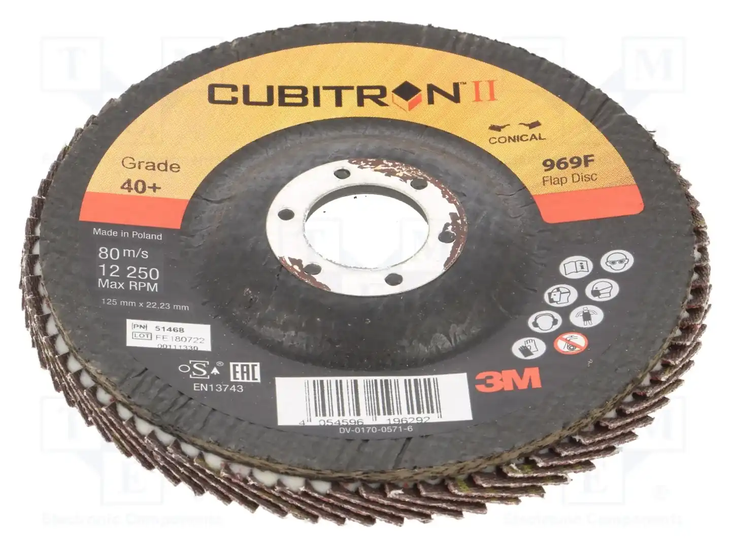 3M 969F 125MM P 40 54168 — Диски для резки и шлифовки