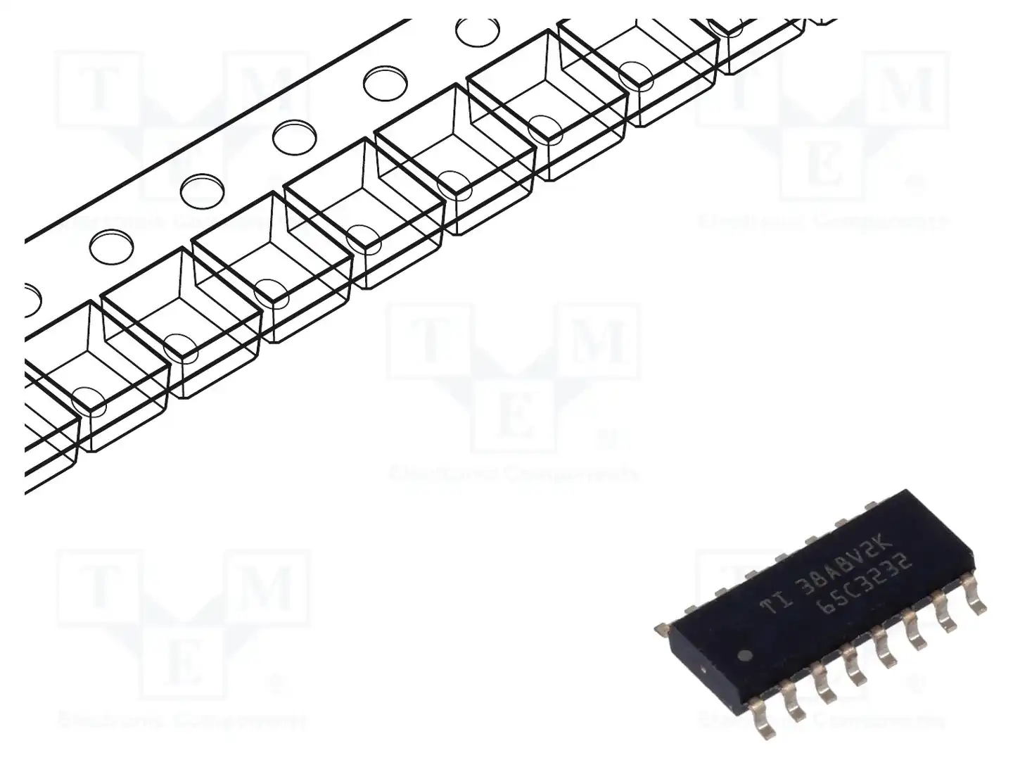 Texas Instruments SN65C3232DR — Микросхемы - RS232 / RS422 / RS485