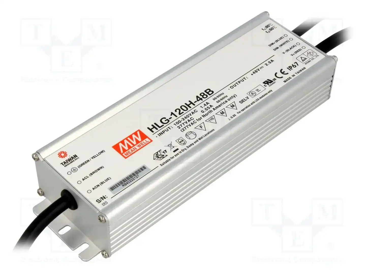 MEAN WELL HLG-120H-48B — Блоки питания для LED