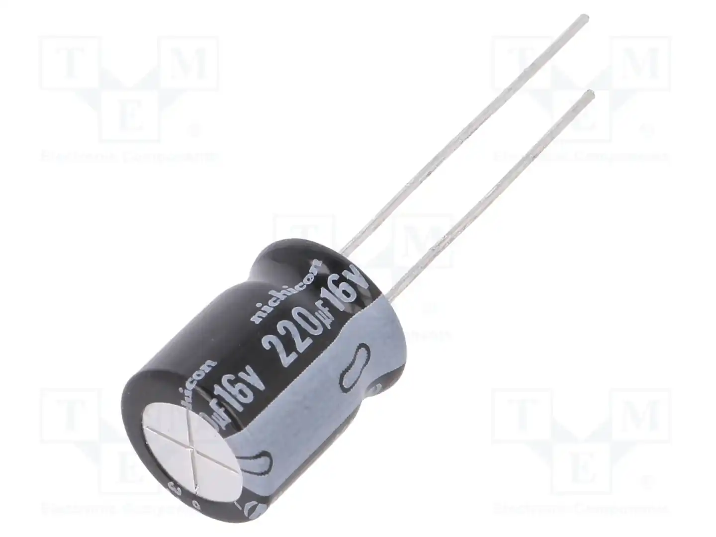 NICHICON UKL1C221MPD1TD — Конденсаторы электролитические THT