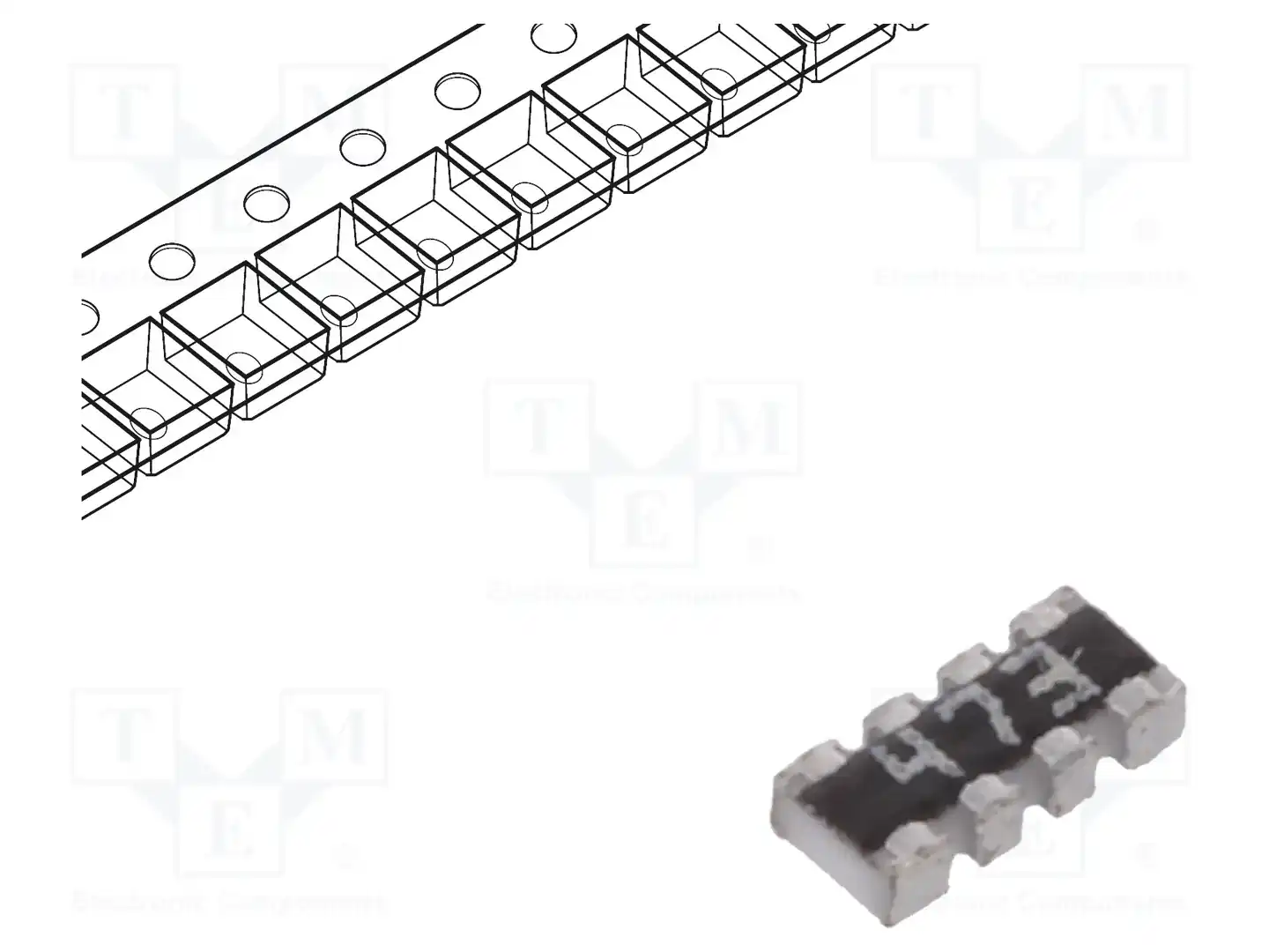 YAGEO YC124-JR-0747KL — Резисторные сборки