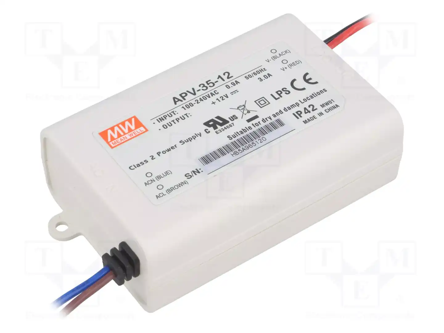 MEAN WELL APV-35-12 — Блоки питания для LED