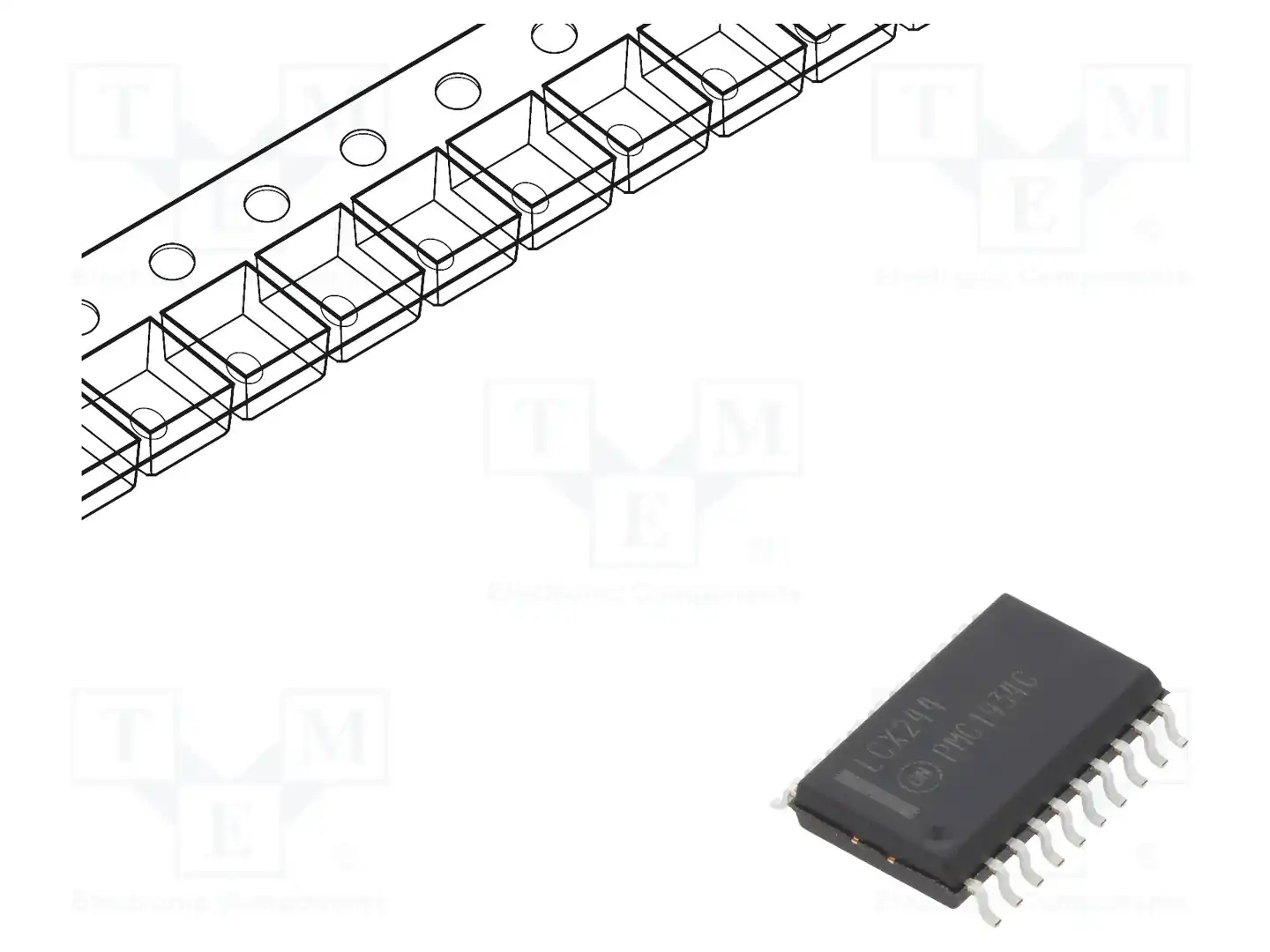 onsemi MC74LCX244DWG — Буферы, передатчики, контроллеры