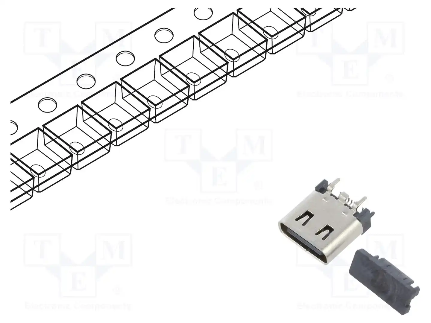 GCT USB4220-03-0880-C — Разъeмы USB и IEEE1394