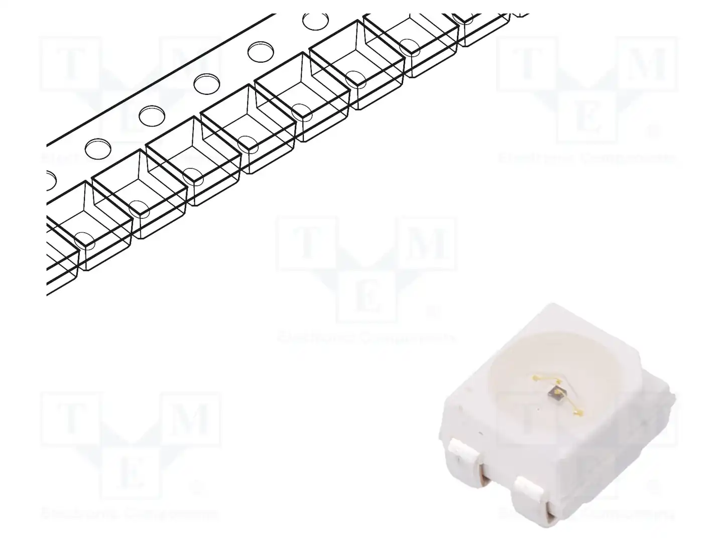 BROADCOM (AVAGO) HSME-A401-P4PM1 — Светодиоды SMD цветные