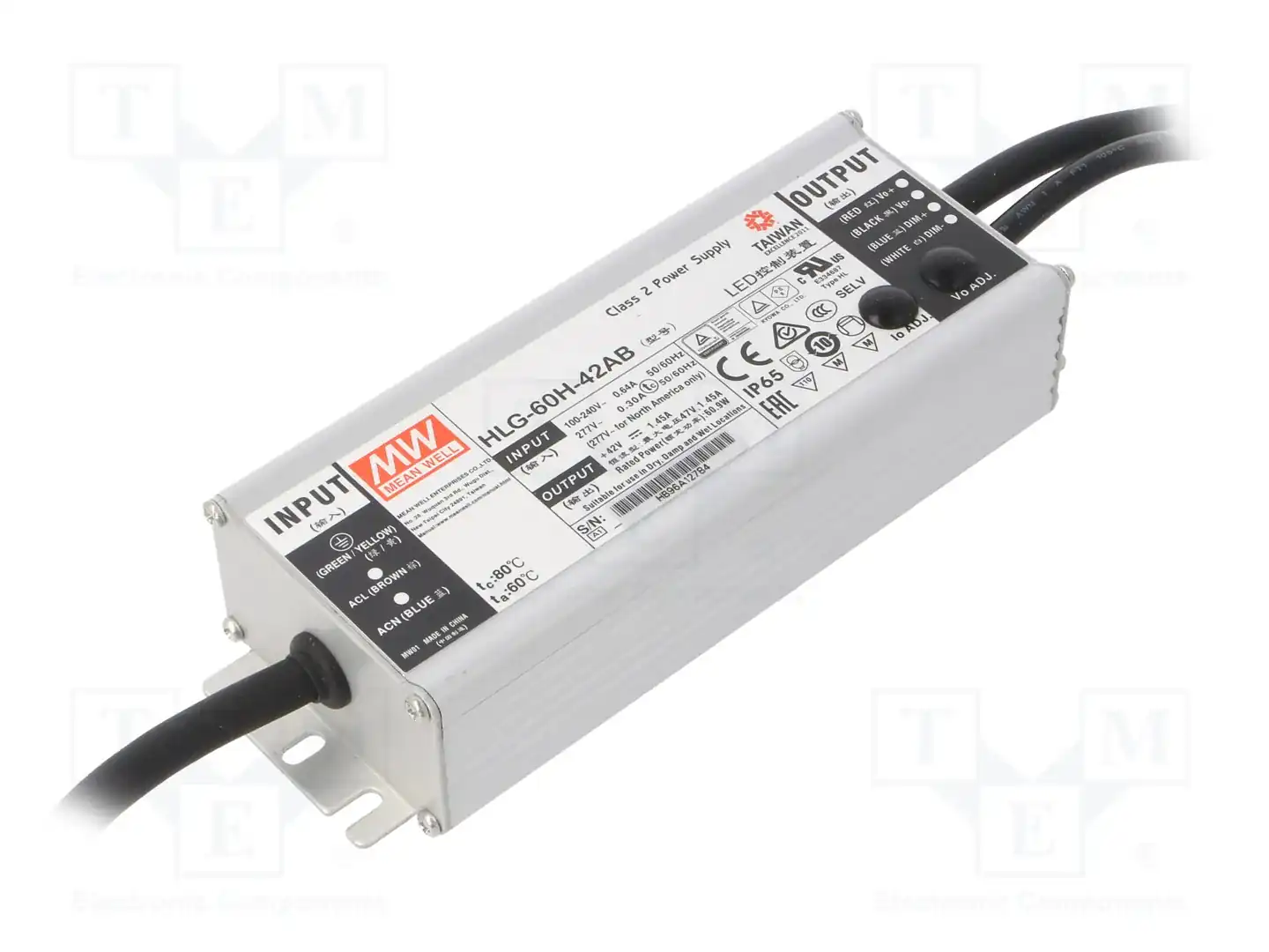 MEAN WELL HLG-60H-42AB — Блоки питания для LED