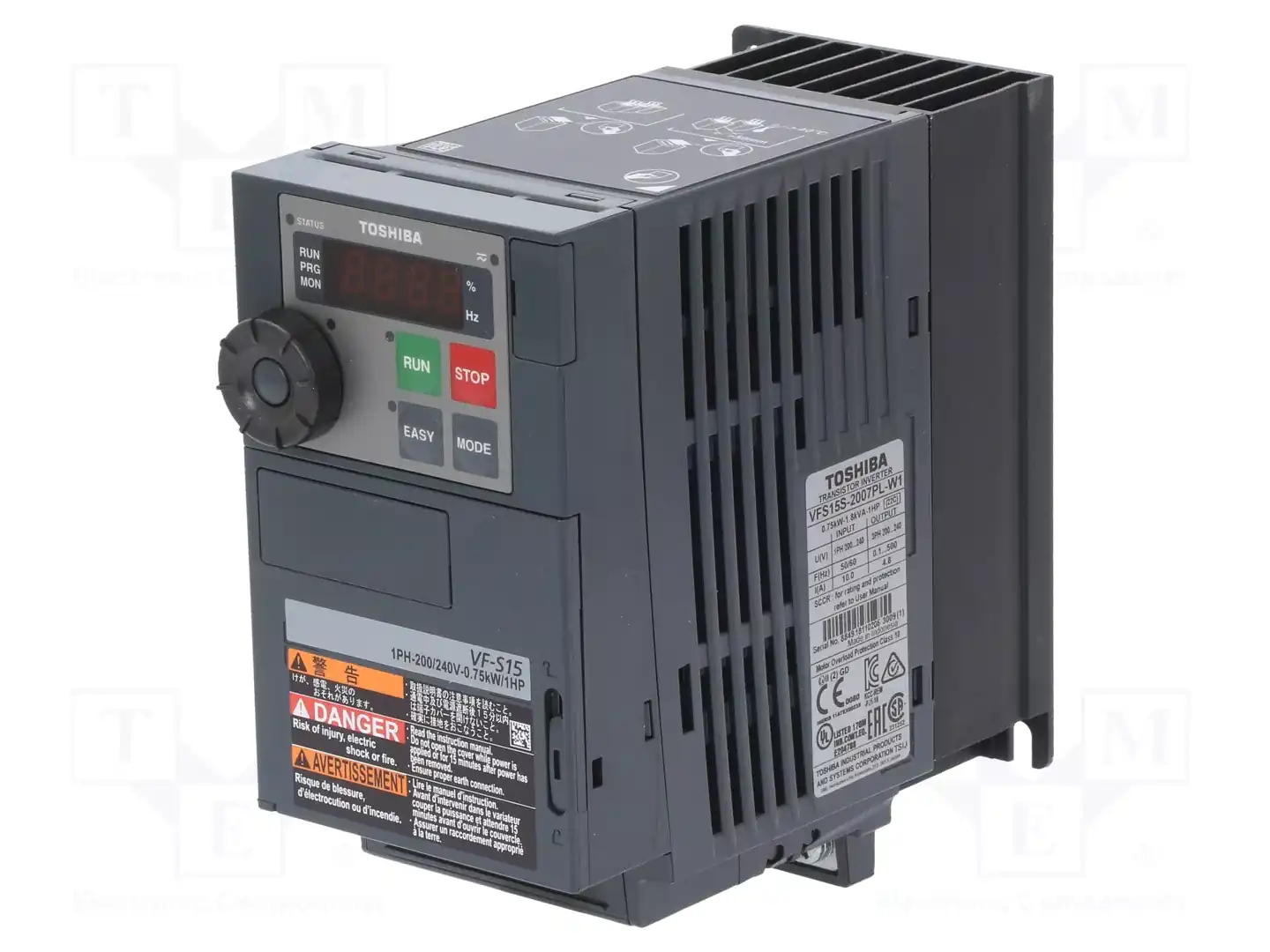 TOSHIBA VFS15S-2007PL-W1 — Однофазные инверторы
