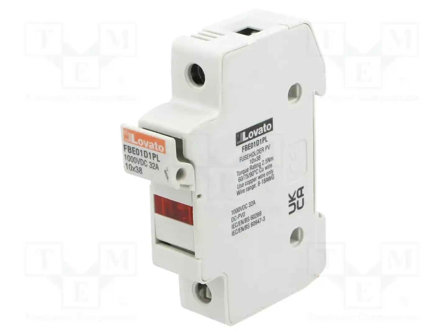 LOVATO ELECTRIC FBE01D1PL — Гнезда предохранительные на DIN-рейку