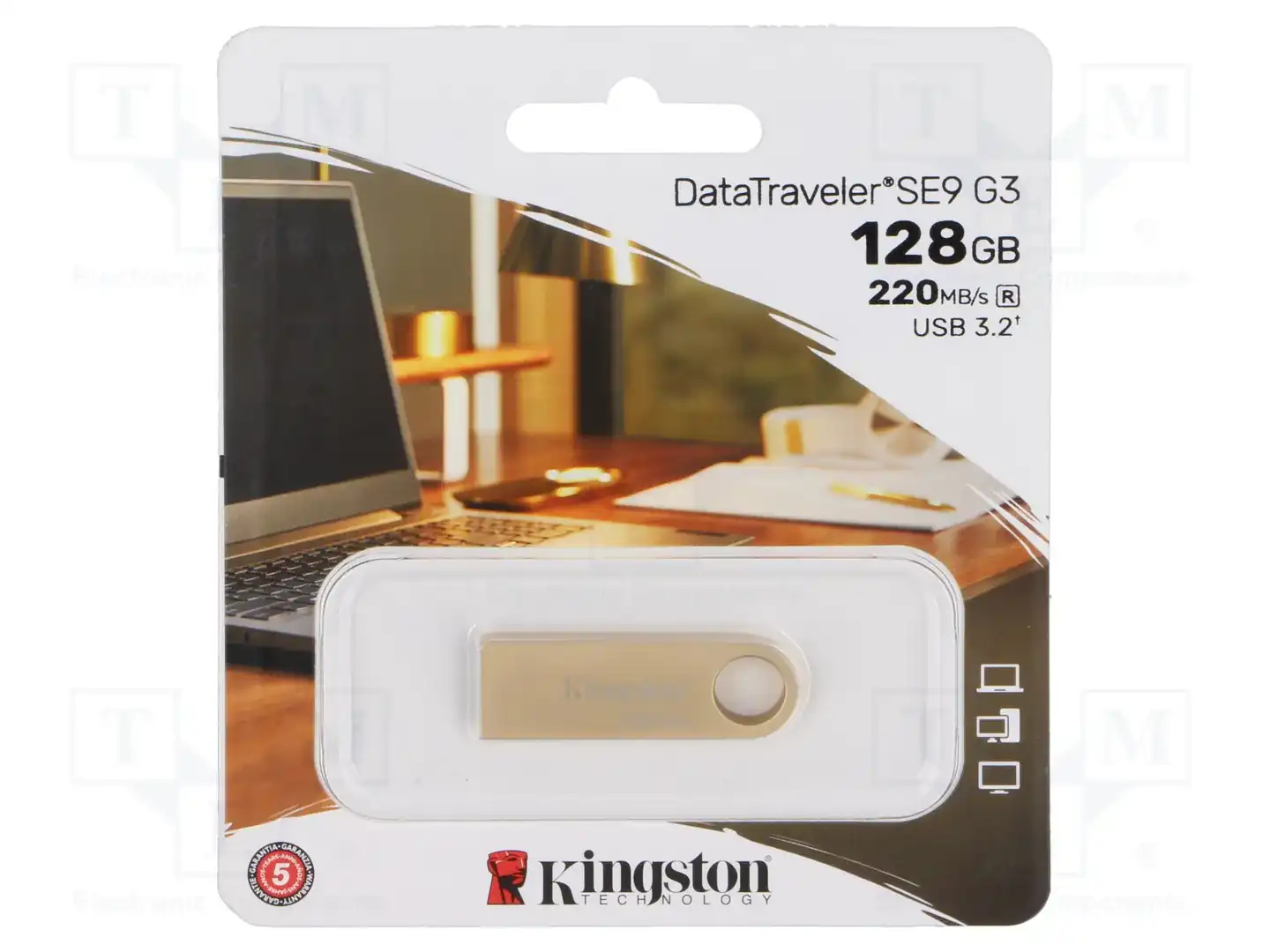KINGSTON TECHNOLOGY DTSE9G3/128GB — Флеш-накопители