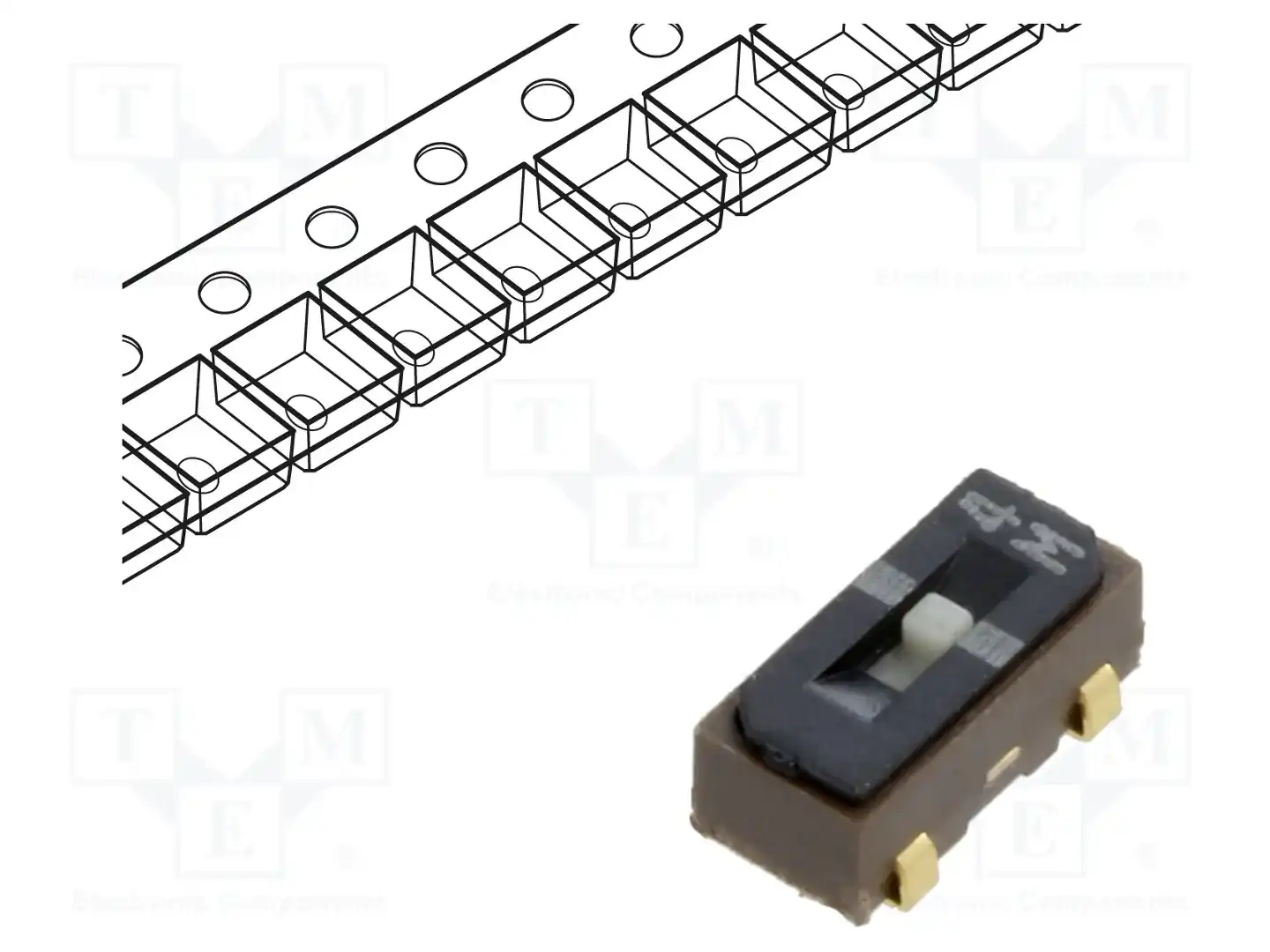 Nidec Copal Electronics CJS-1200TA1 — Переключатели ползунковые