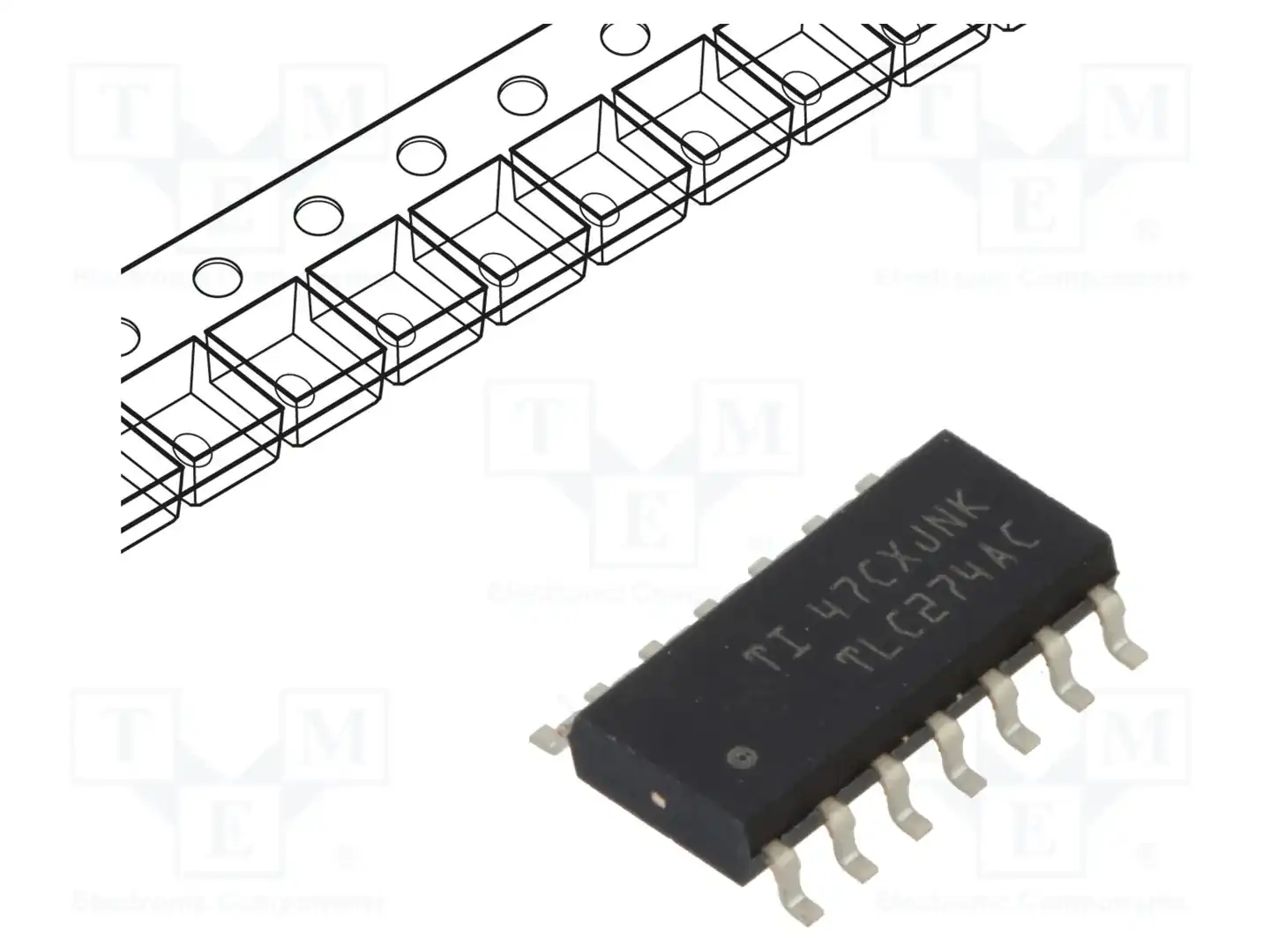 Texas Instruments TLC274ACDR — Операционные усилители SMD