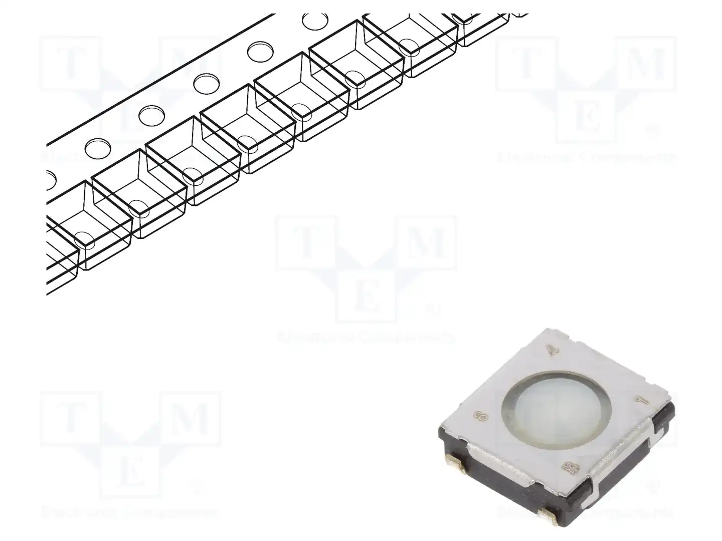 PANASONIC EVQQ2Y01W — Микропереключатели TACT