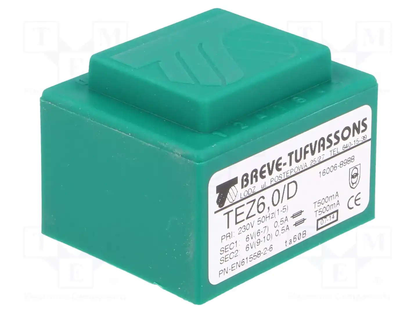 BREVE TUFVASSONS 16006-8988 — Трансформаторы PCB