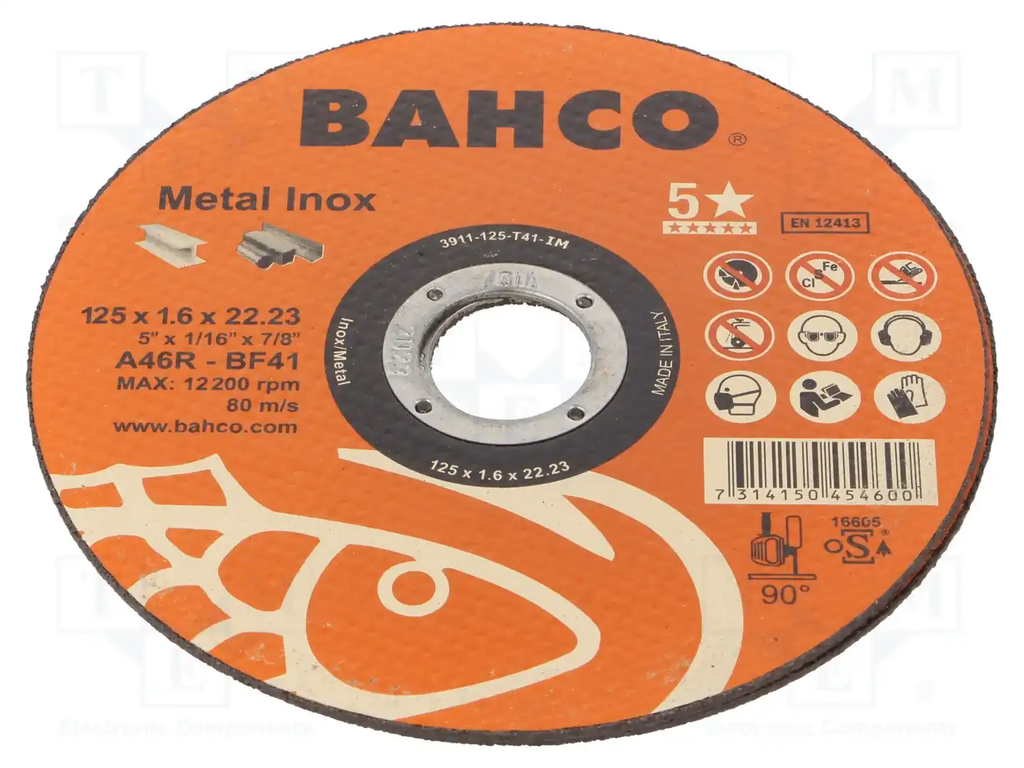 BAHCO 3911-125-T41-IM — Диски для резки и шлифовки