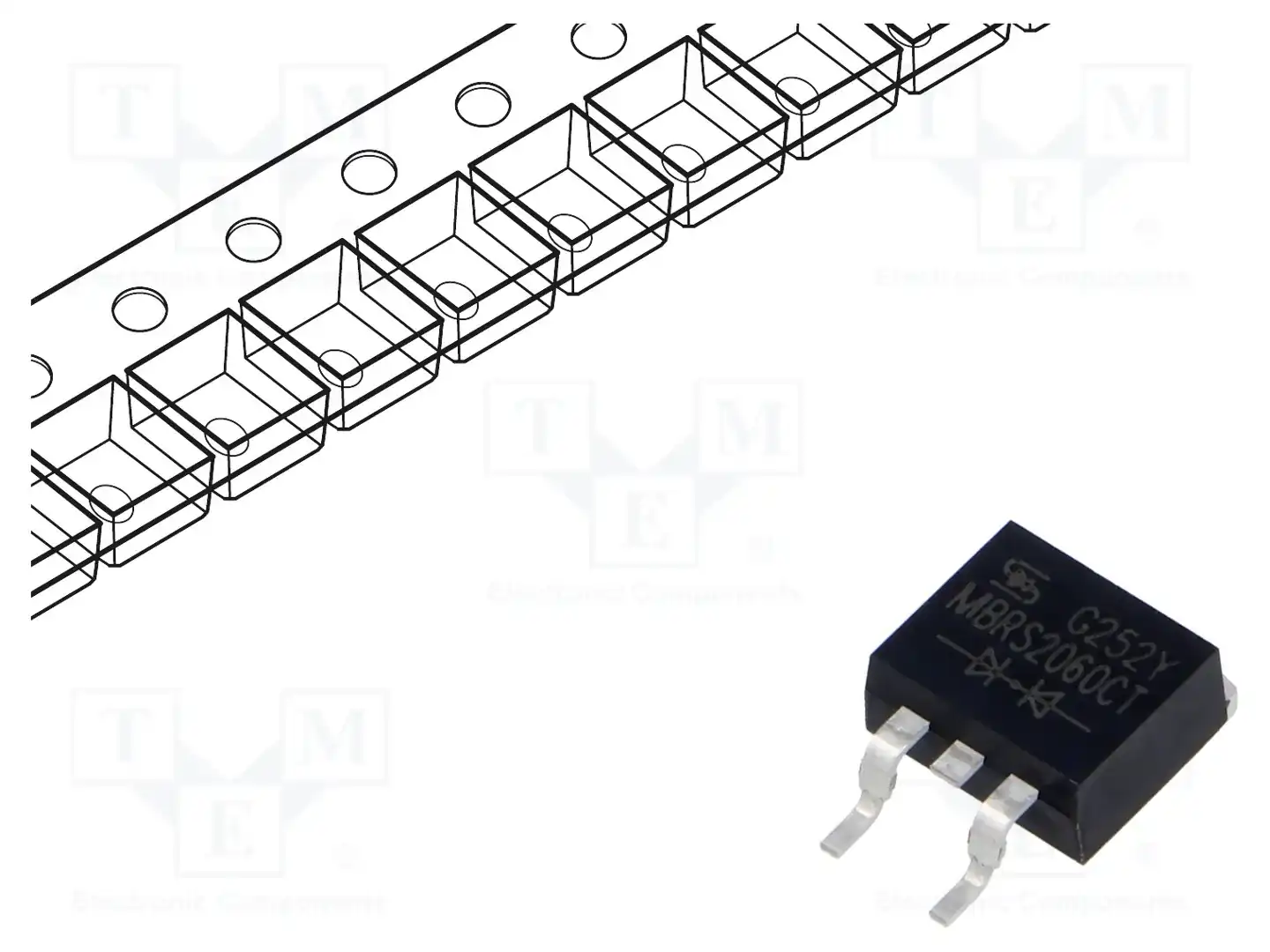 TAIWAN SEMICONDUCTOR MBRS2060CT — Диоды Шотки SMD