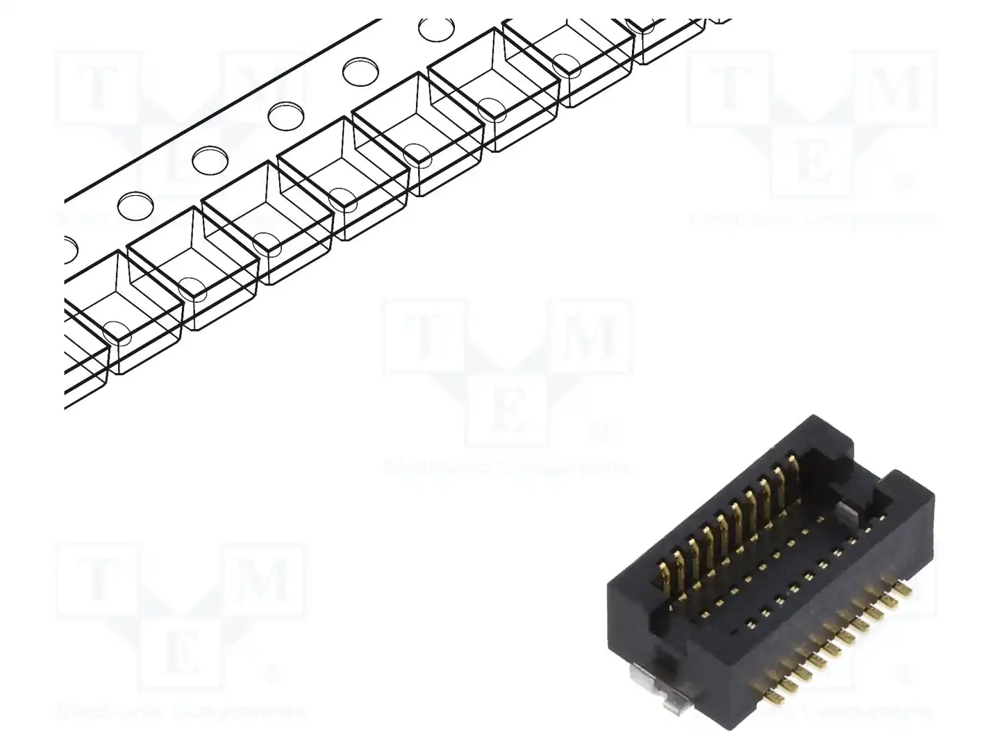 HIROSE DF12NB(3.0)-20DP-0.5V(51) — Разъeмы пластина - пластина
