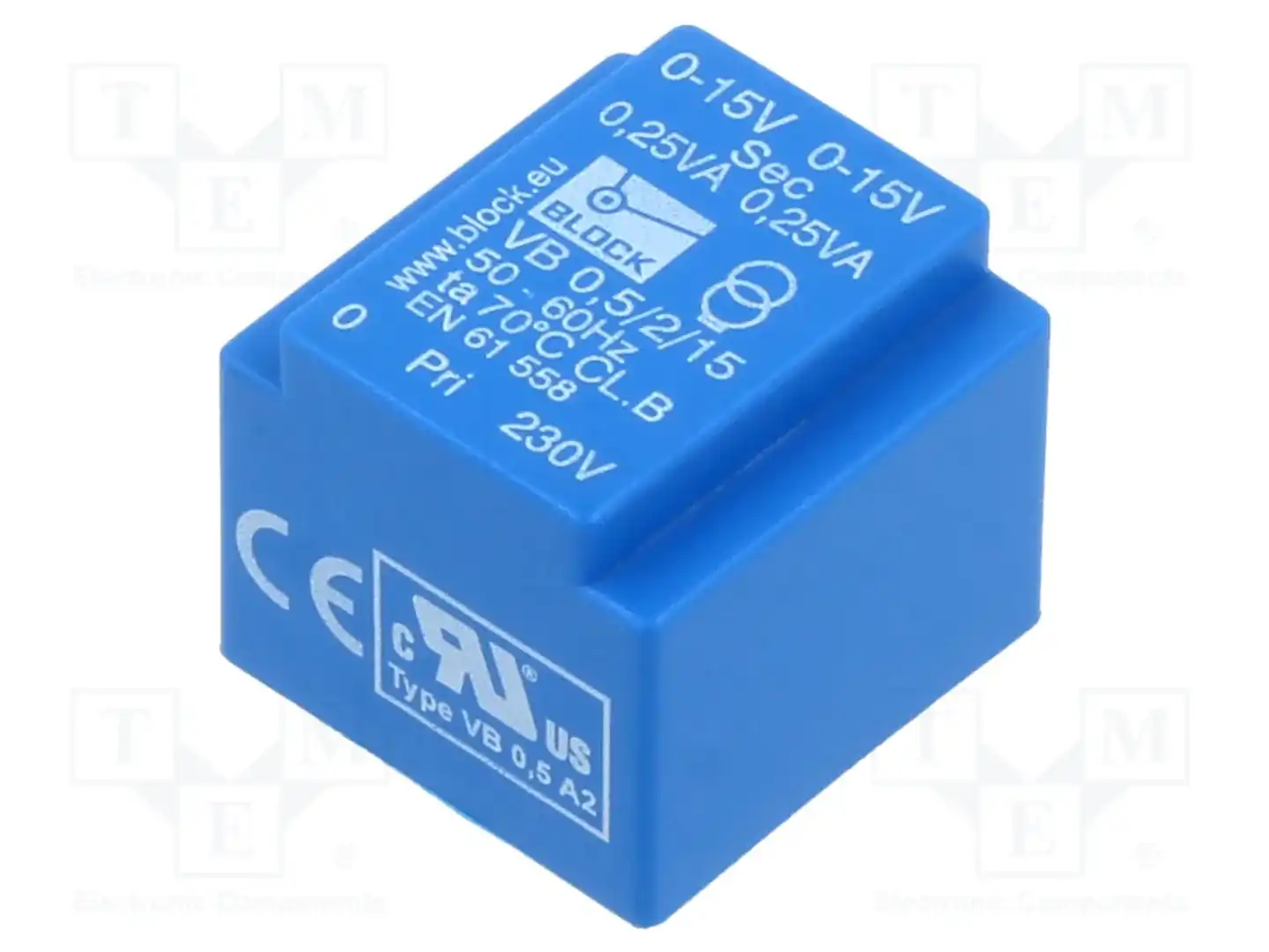 BLOCK VB 0,5/2/15 — Трансформаторы PCB