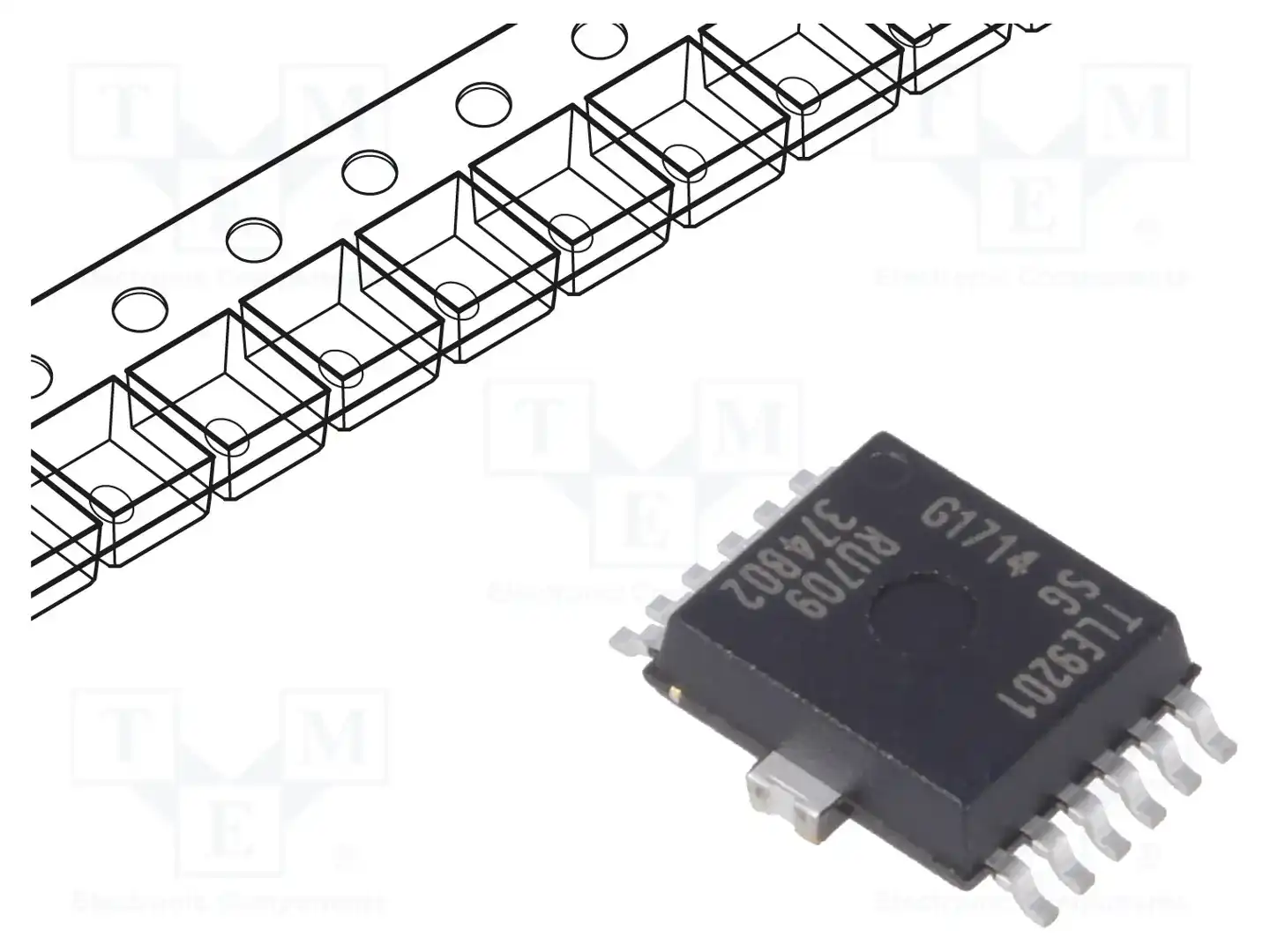 Infineon Technologies TLE9201SGAUMA1 — Драйверы двигательные и ШИМ