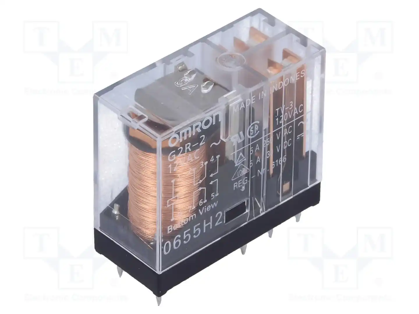 OMRON Electronic Components G2R-2 12VAC — Реле электромагн. миниатюрные