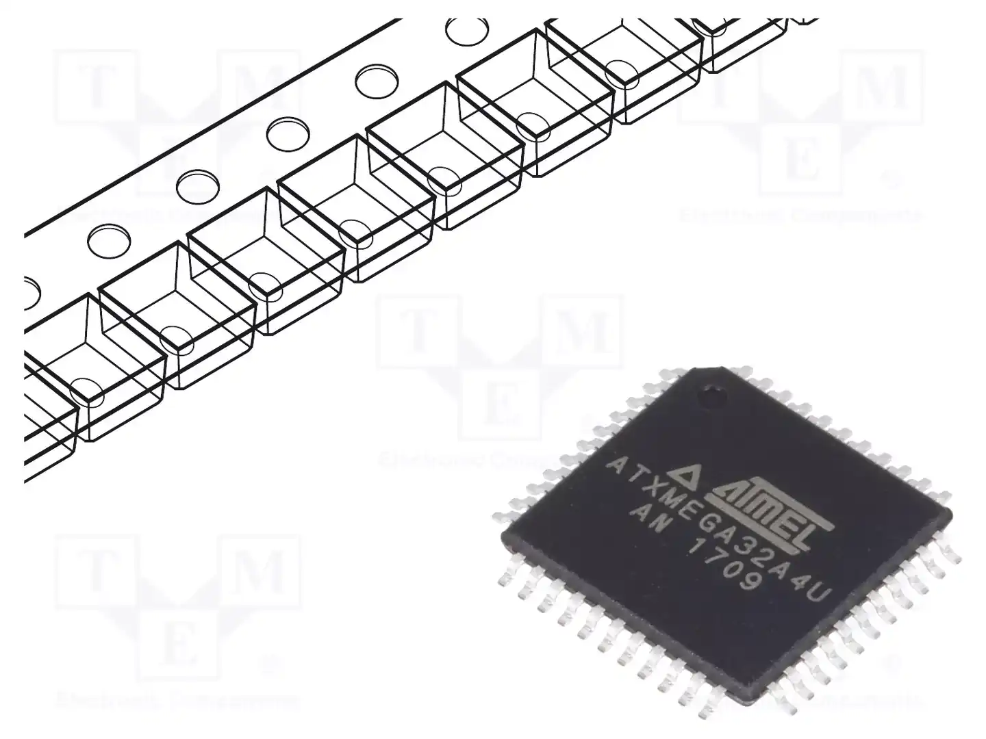 Microchip Technology ATXMEGA32A4U-AN — Линейка AVR 8-bit