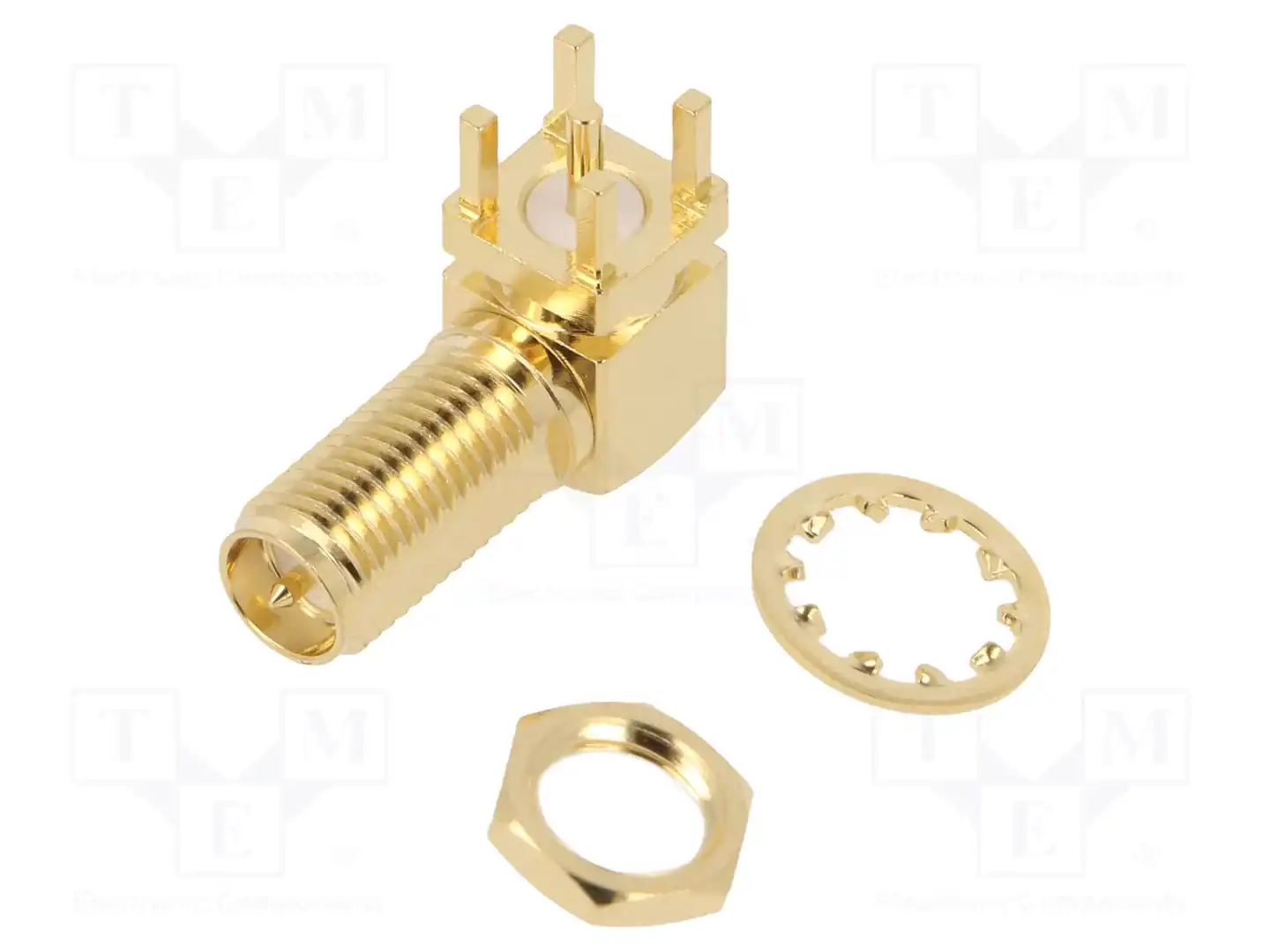 LINX TECHNOLOGIES / TE Connectivity CONREVSMA002-L-G — Разъeмы SMA, SMB, SMC