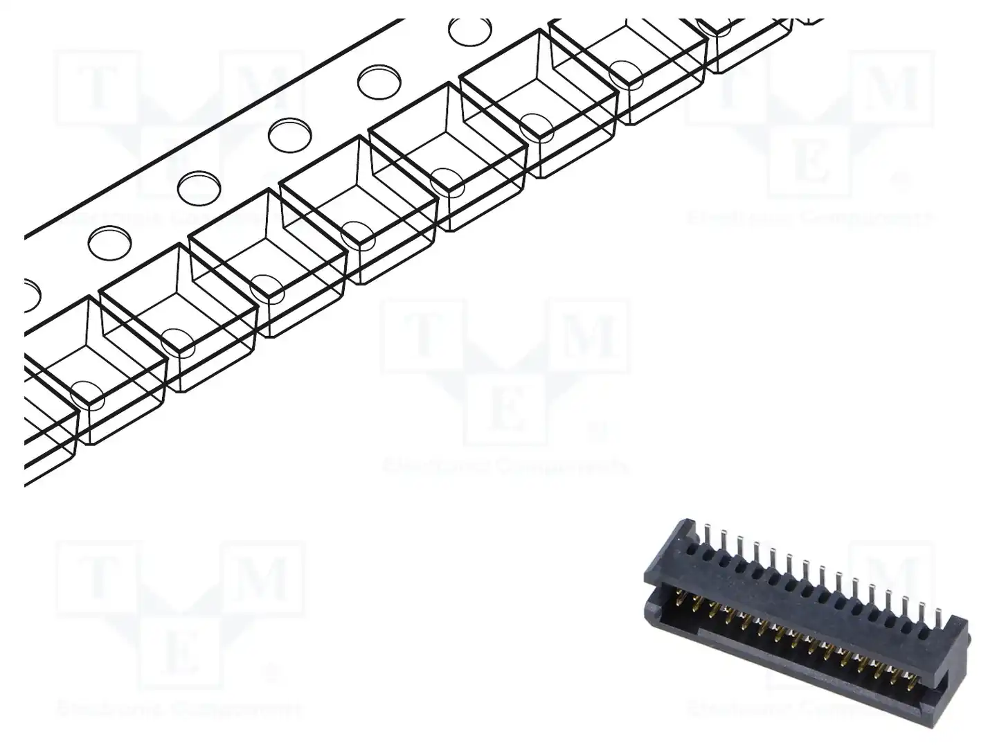 SAMTEC TFM-115-02-S-D-A-K-TR — Разъeмы пластина - пластина