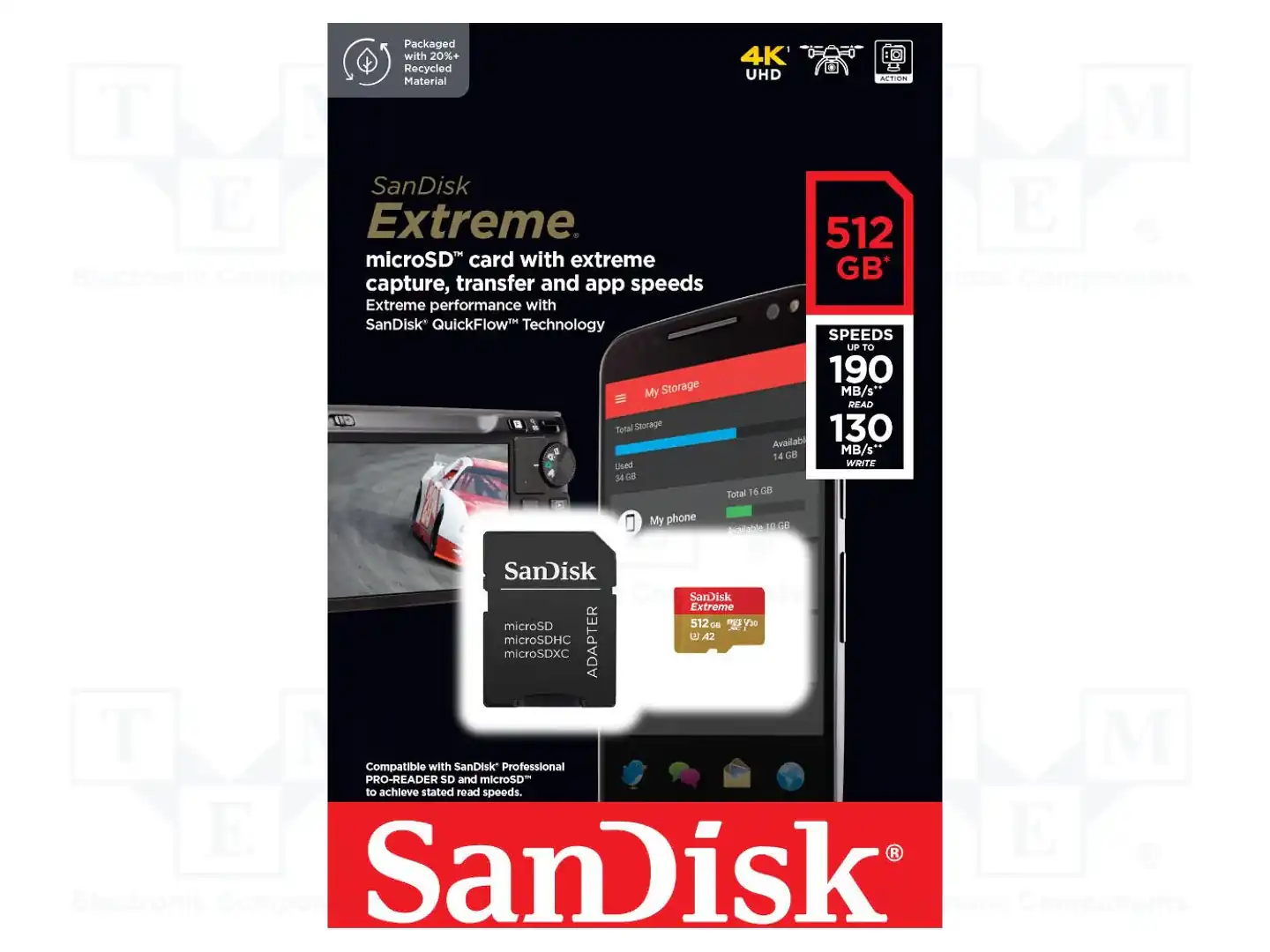 SANDISK SDSQXAV-512G-GN6MA — Карты памяти