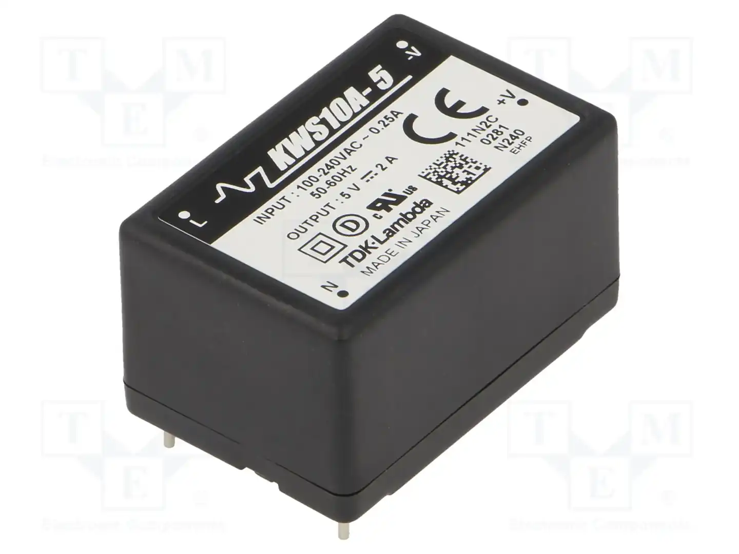 TDK-LAMBDA KWS10A-5 — Преобразователи AC/DC для PCB