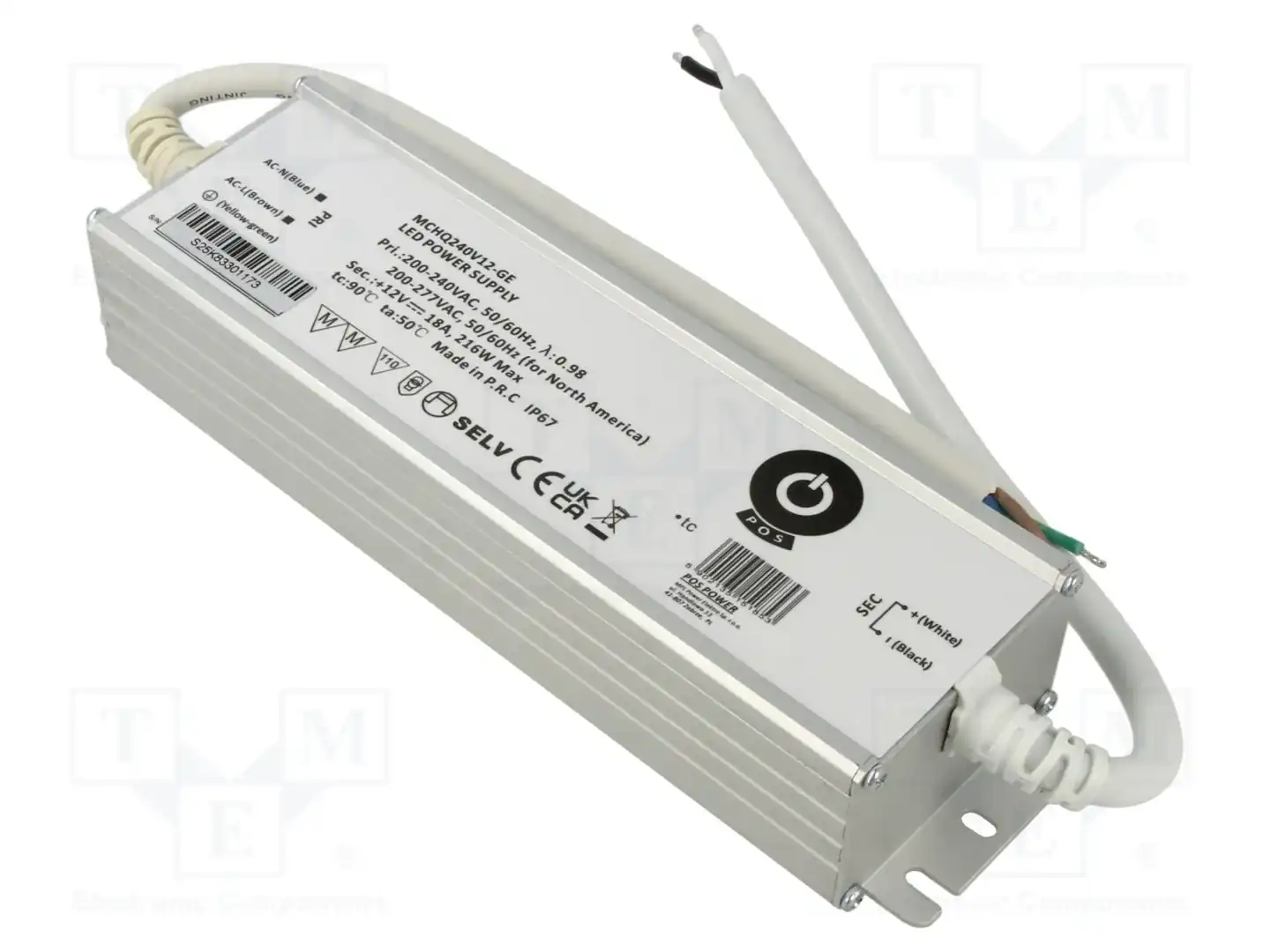 POS MCHQ240V12-GE — Блоки питания для LED