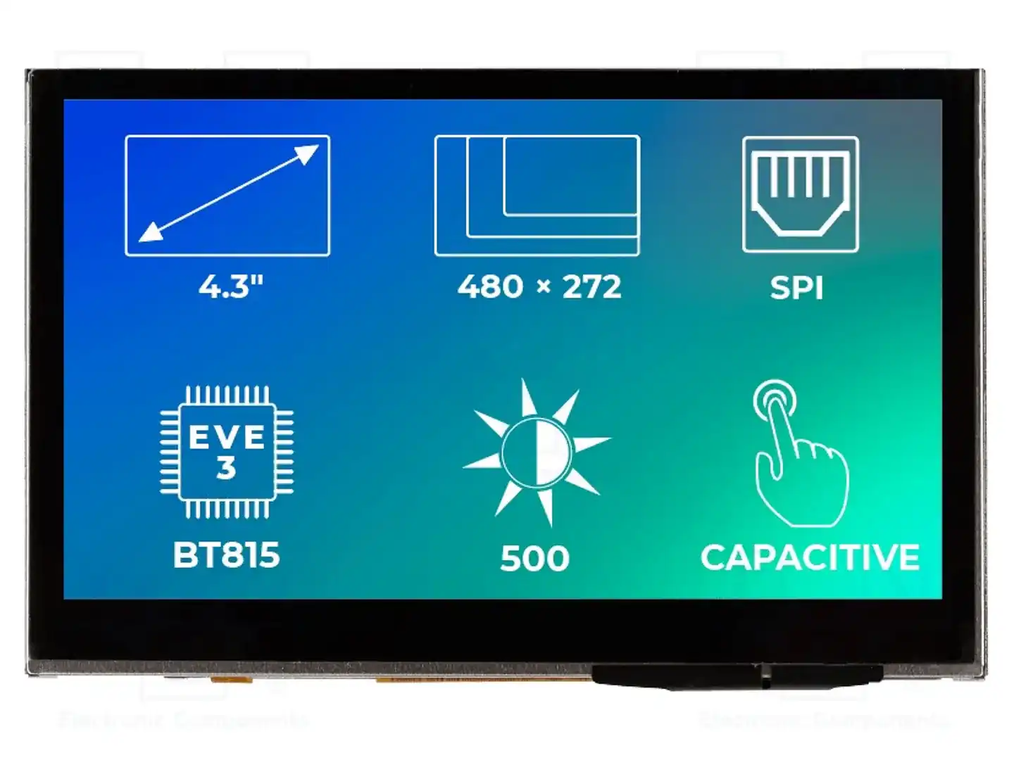 Riverdi SM-RVT43ALBNWC00 — Интеллигентные дисплеи