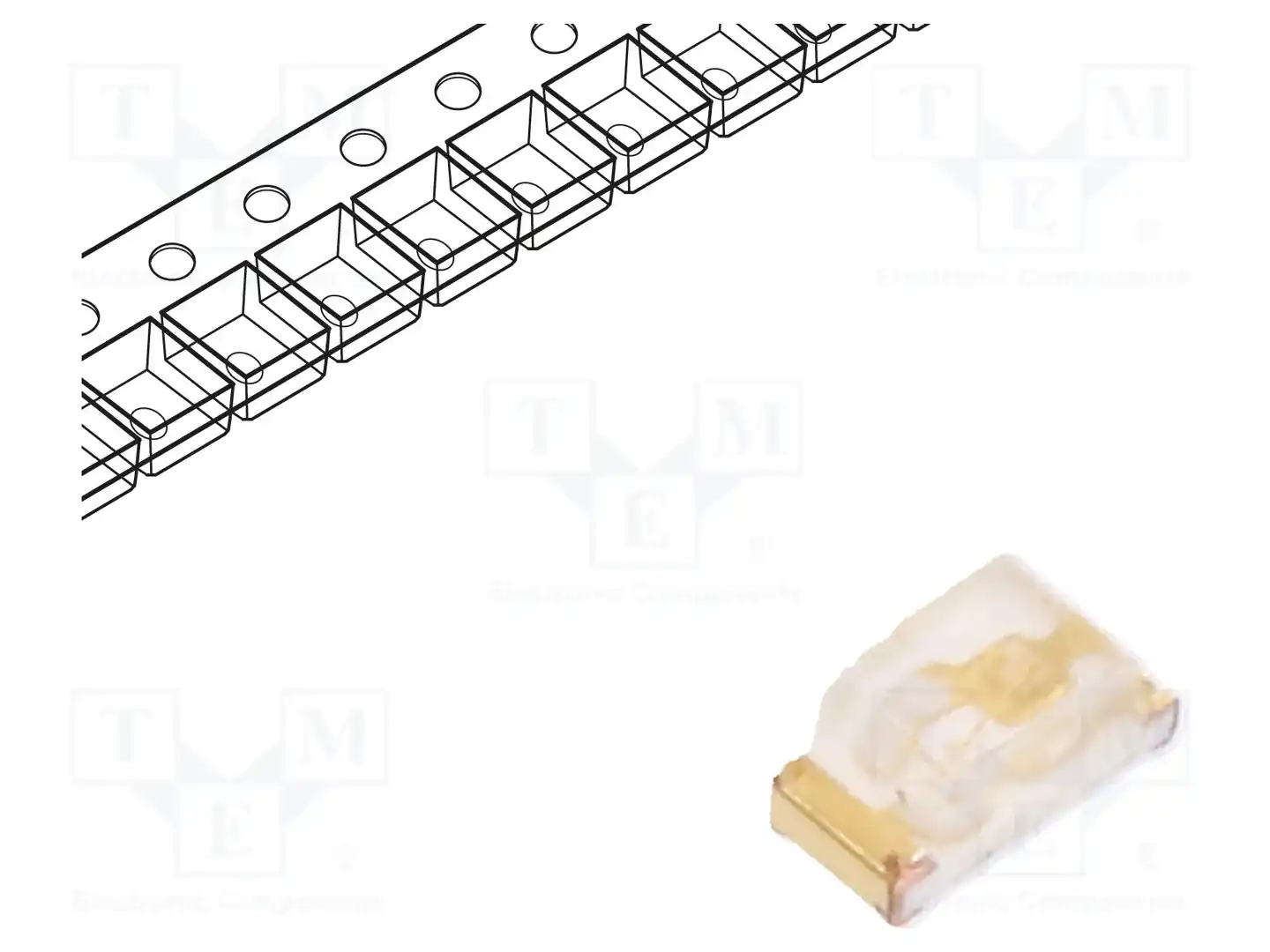 KINGBRIGHT ELECTRONIC KPT-1608VBC-D — Светодиоды SMD цветные