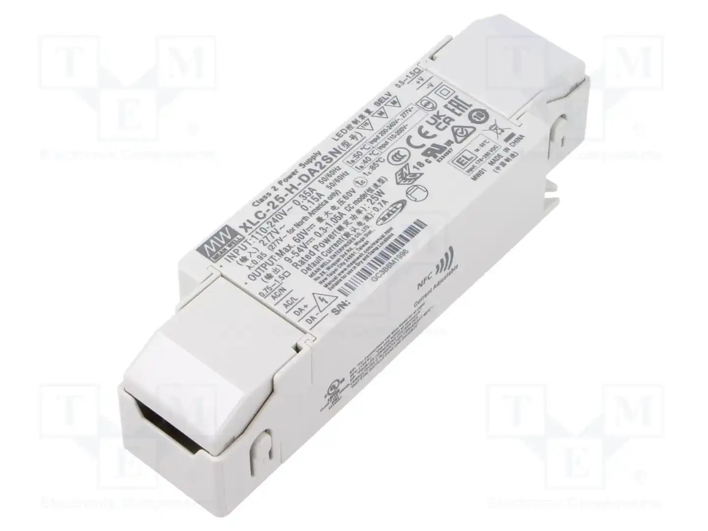MEAN WELL XLC-25-H-DA2SN — Блоки питания для LED