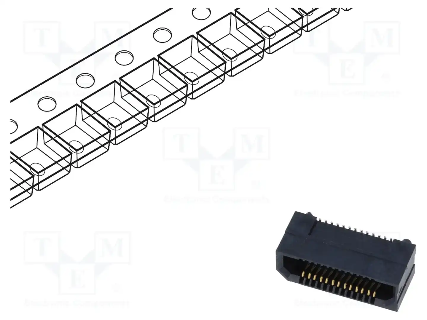 SAMTEC ERF8-013-07.0-S-DV-K-TR — Разъeмы пластина - пластина