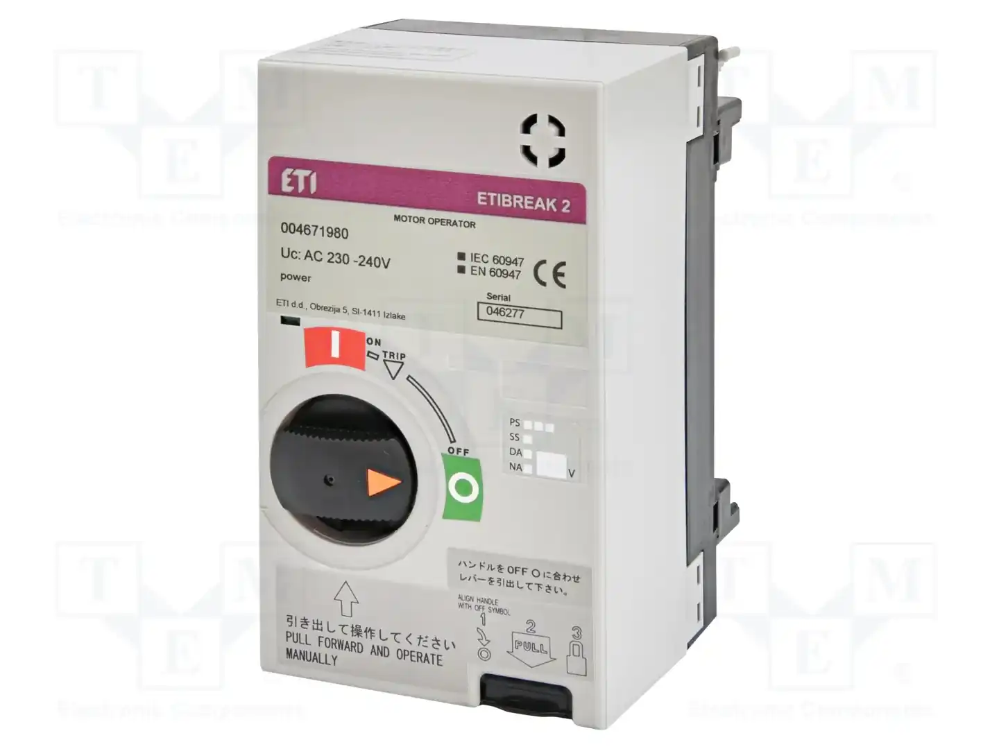 ETI POLAM MO2S 250 AC230-240V — Аксессуары для монтажа