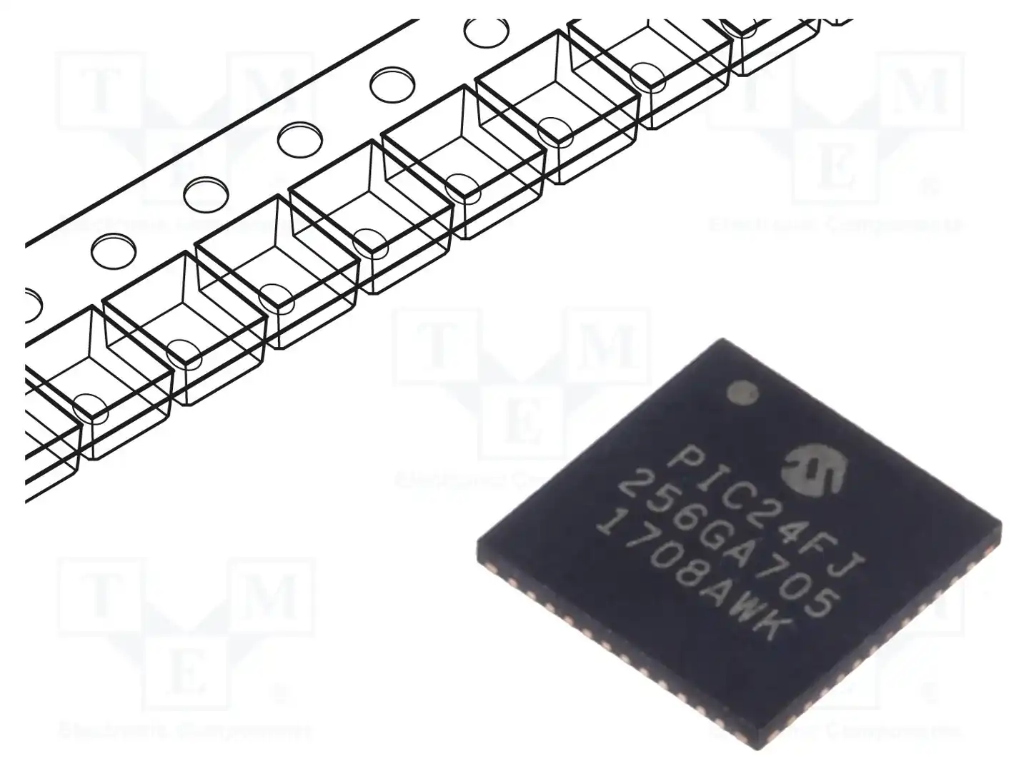 Microchip Technology PIC24FJ256GA705-I/M4 — Линейка PIC 16-bit