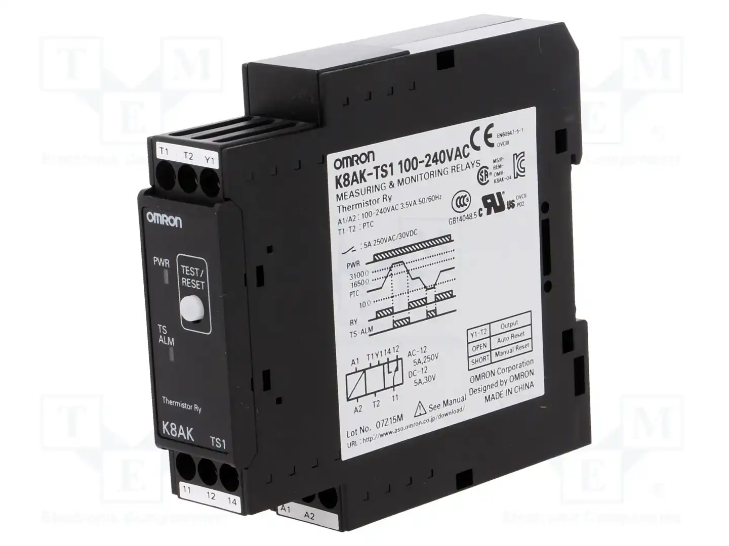 OMRON K8AK-TS1 100-240VAC — Контрольные реле