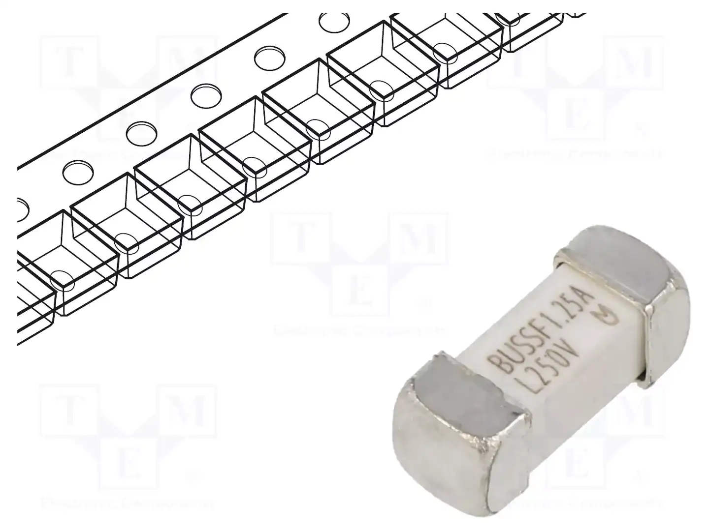 EATON/BUSSMANN TR-1245UMFF1-25-R — Предохранители SMD UMF быстродействующие