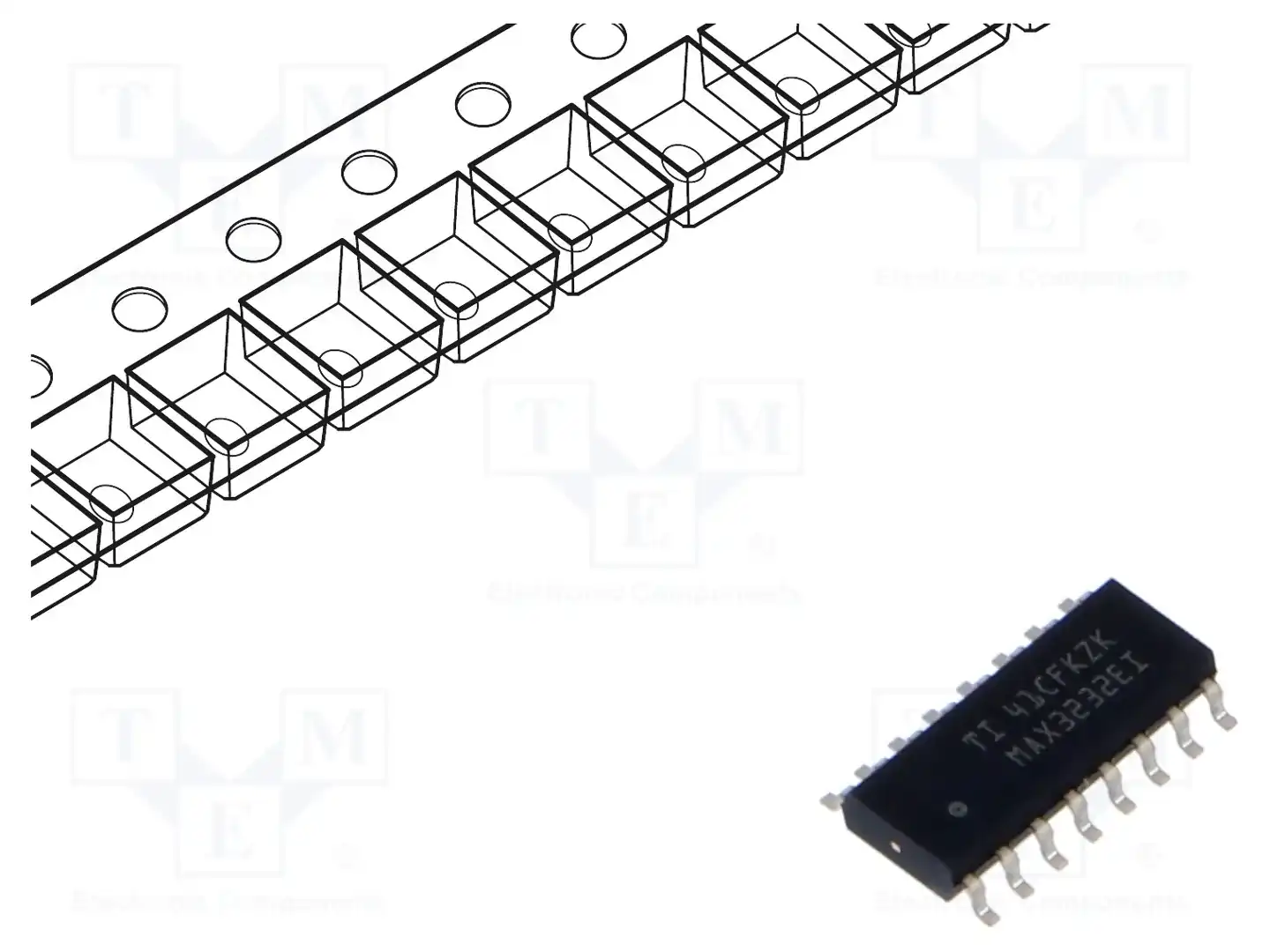 Texas Instruments MAX3232EIDR — Микросхемы - RS232 / RS422 / RS485