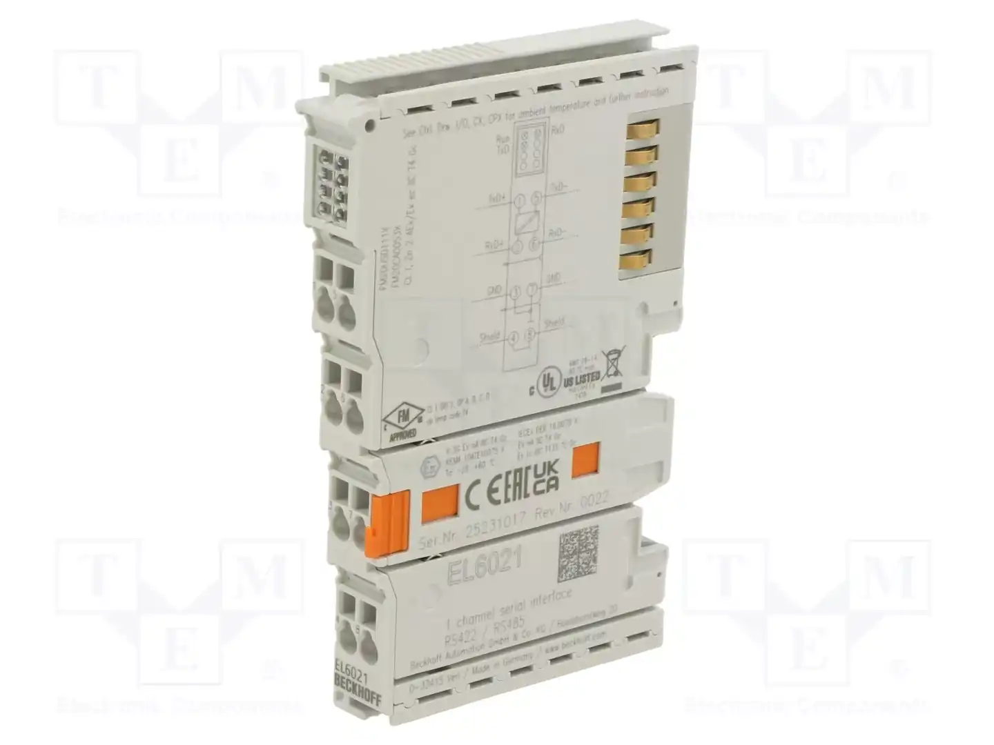 Beckhoff Automation EL6021 — Системы и модули ввода/вывода (I/O)