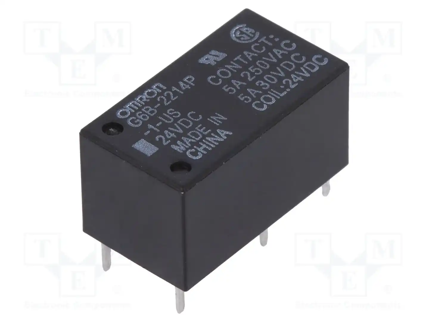 OMRON Electronic Components G6B-2114P-1-US 24VDC — Реле электромагн. миниатюрные