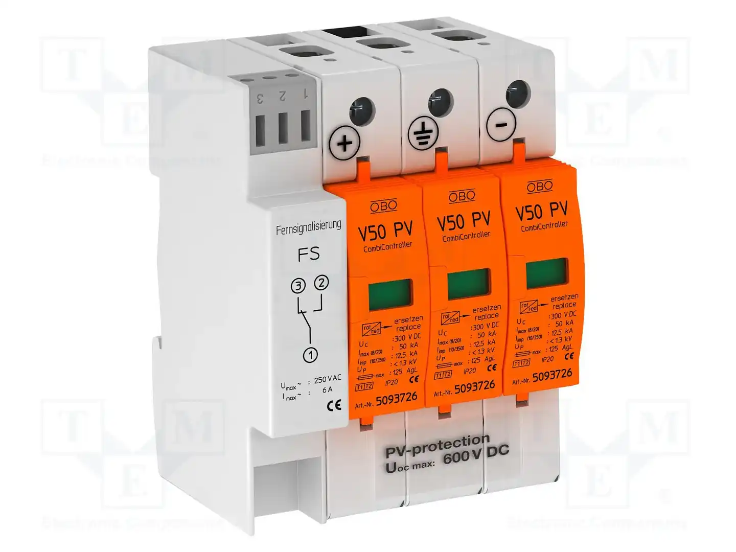 OBO BETTERMANN V50-B+C 3PHFS600 — Ограничители перенапряжения