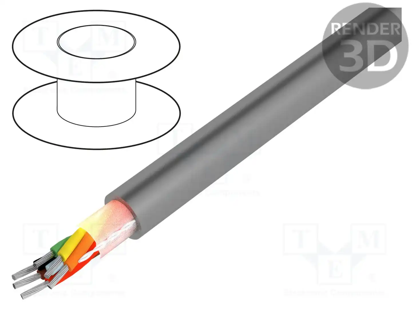 ALPHA WIRE B953061 GE321 — Провода многожильные неекранированные