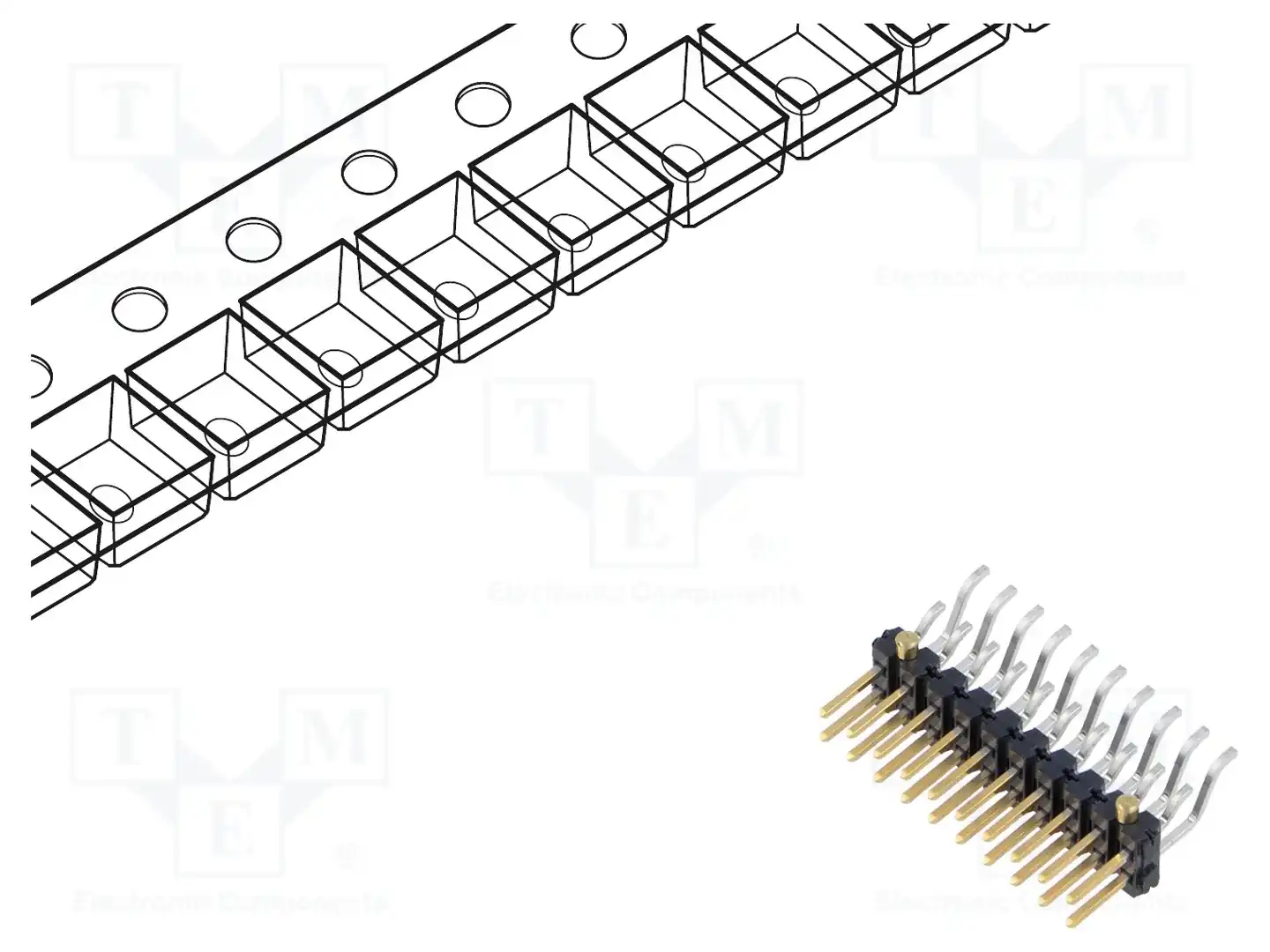 SAMTEC TSM-110-01-L-DH-A-P-TR — Разъeмы пластина - пластина