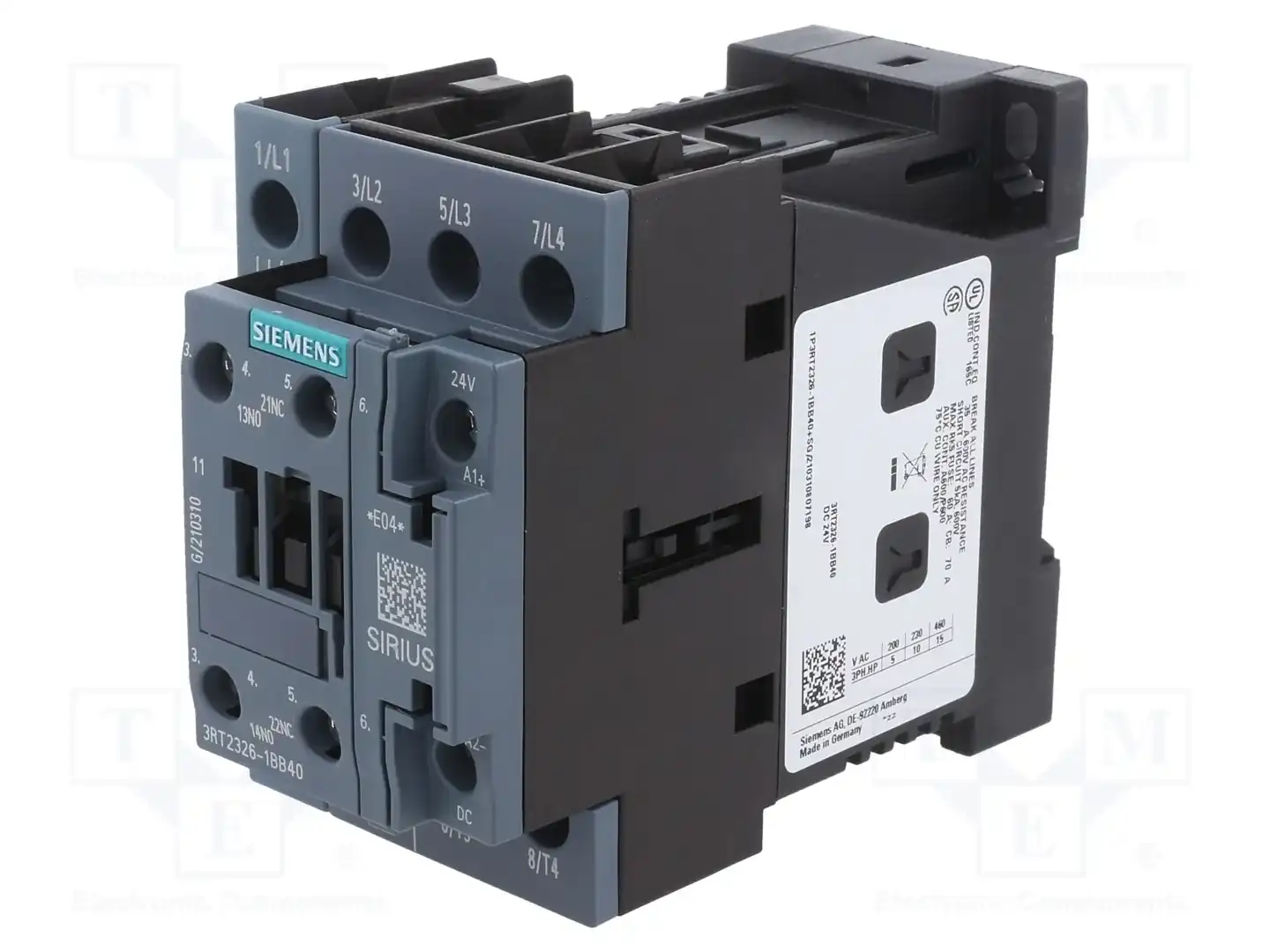 SIEMENS 3RT2326-1BB40 — Контакторы - главные модули